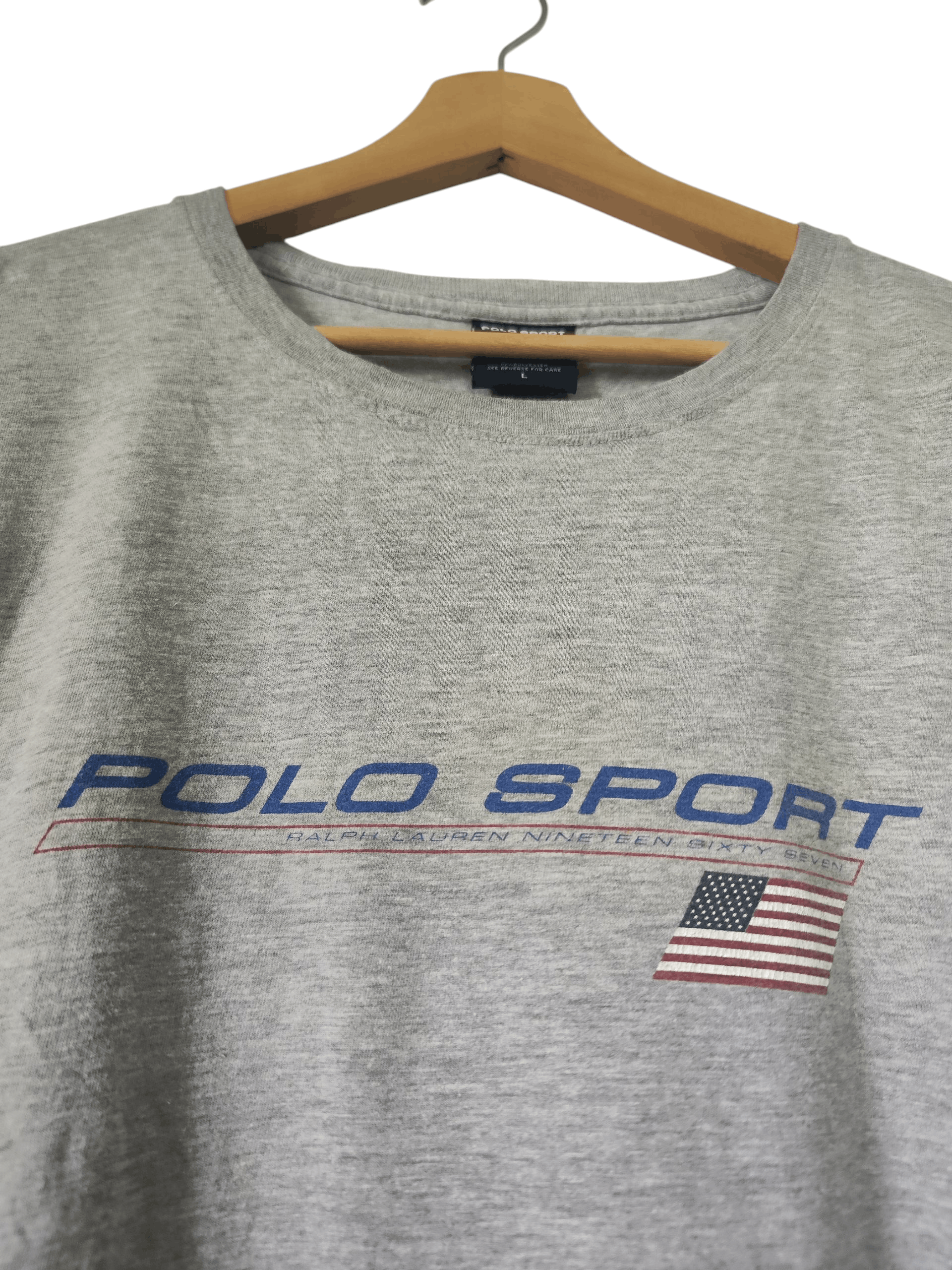Polo Ralph Lauren Rare! Vintage Polo Sport Ralph Lauren Spellout Tee Size US L / EU 52-54 / 3 - 2 Thumbnail