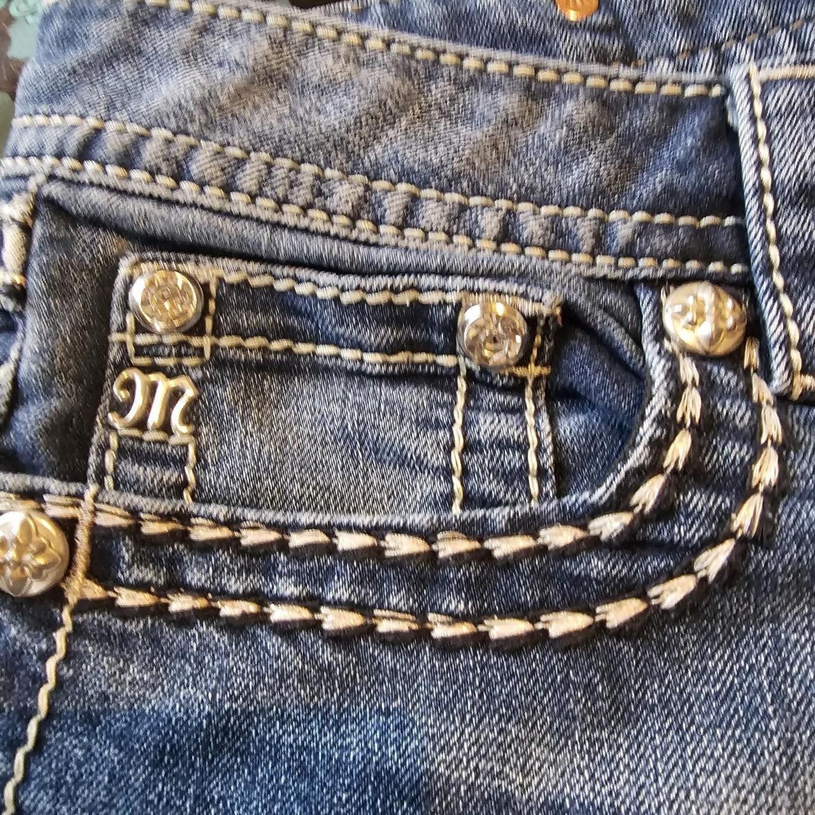 Designer Miss Me Women's Boot Cut Blue Jeans Size 30" / US 8 / IT 44 - 5 Thumbnail