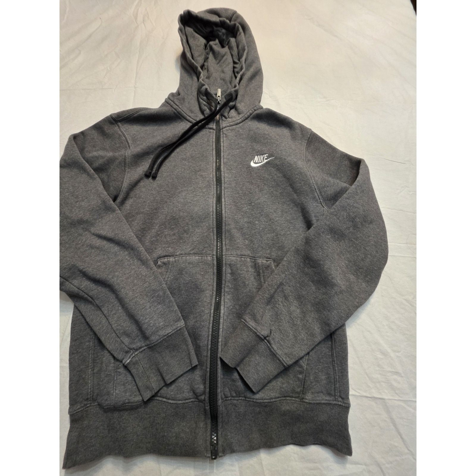 Nike Nike Grey Men's Size XS Full Zip Hooded Sweatshirt Size US XS / EU 42 / 0 - 1 Thumbnail