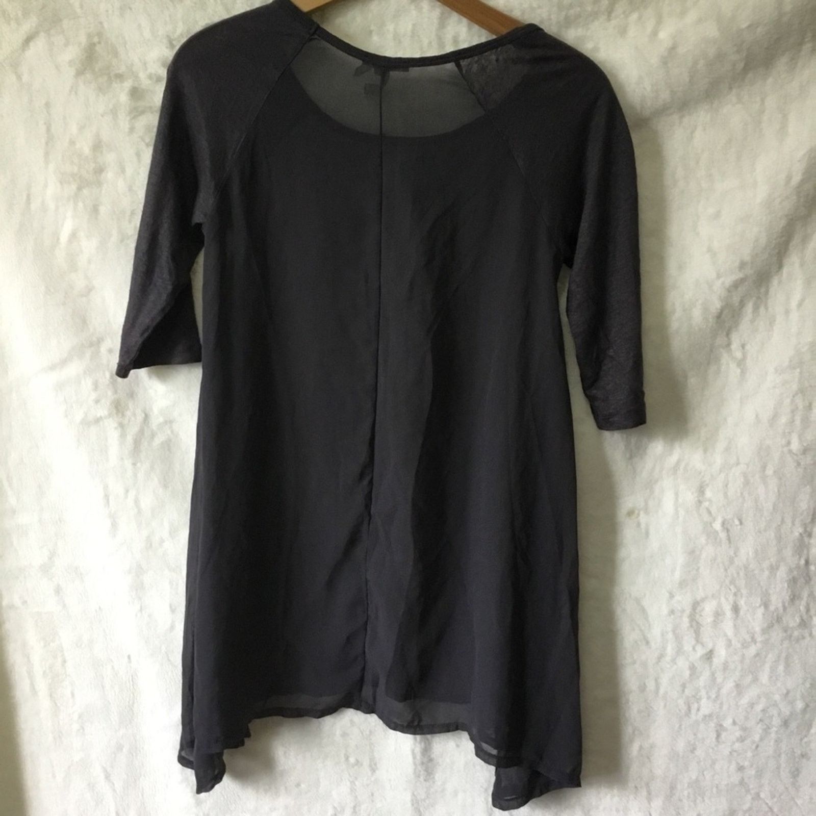 Other Marseille Gray Sheer Asymmetrical Hem Tunic Size S / US 4 / IT 40 - 11 Thumbnail