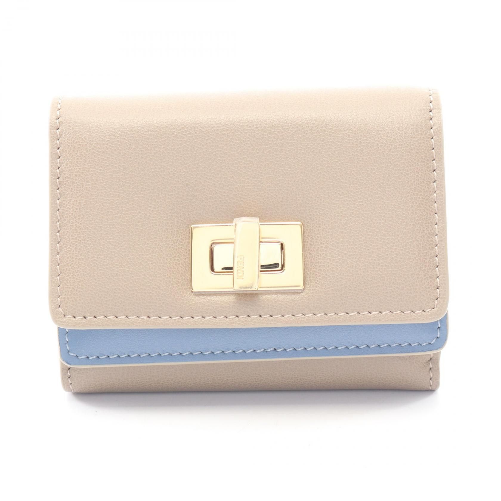 Fendi Fendi Fendi WAY Trifold Wallet Leather Short Wallet 8M0555AWR7F1WVB DUTY FREE for USA Size ONE SIZE - 1 Thumbnail