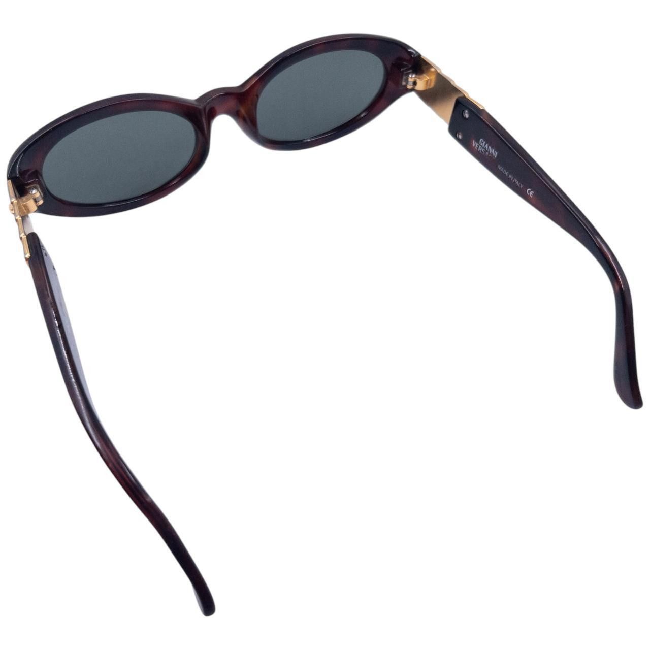 Versace Vintage Gianni Versace Tortoise Shell Sunglasses Size ONE SIZE - 4 Thumbnail