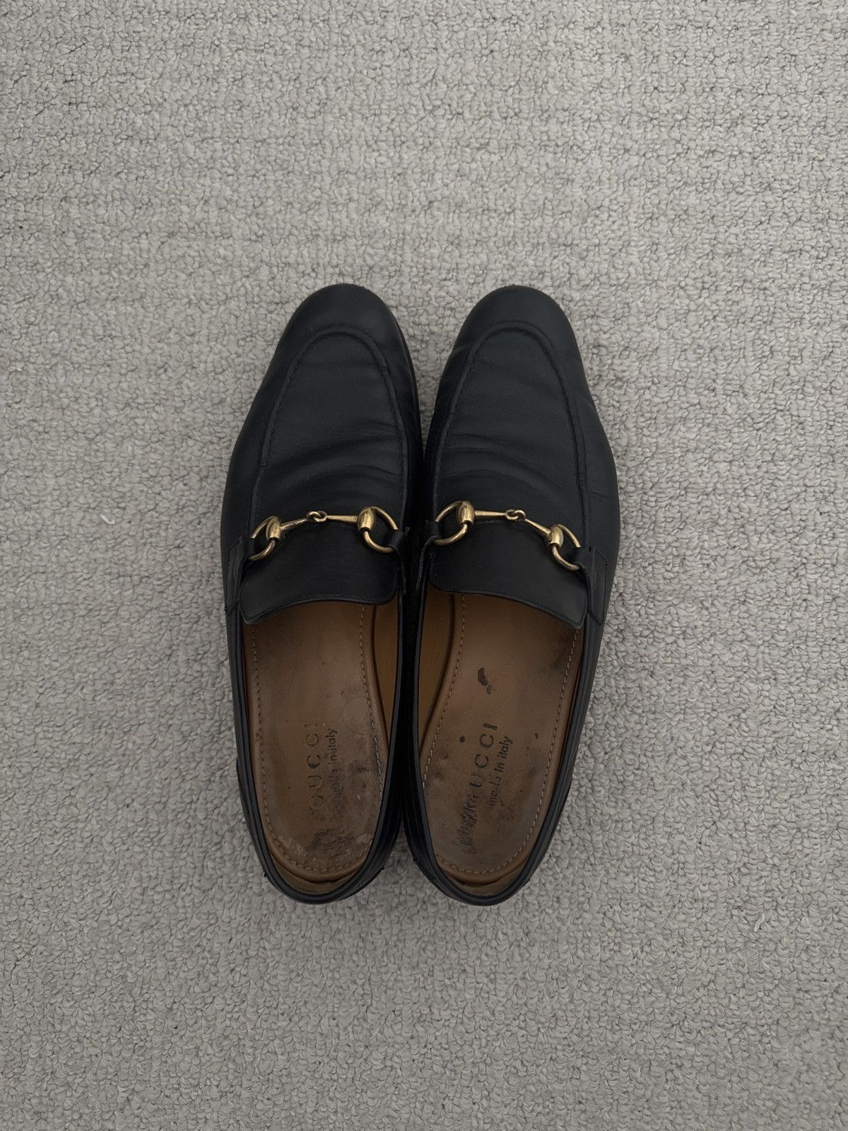 Gucci Gucci Loafers - Black / Gold - 9.5m Size US 10 / EU 43 - 7 Thumbnail