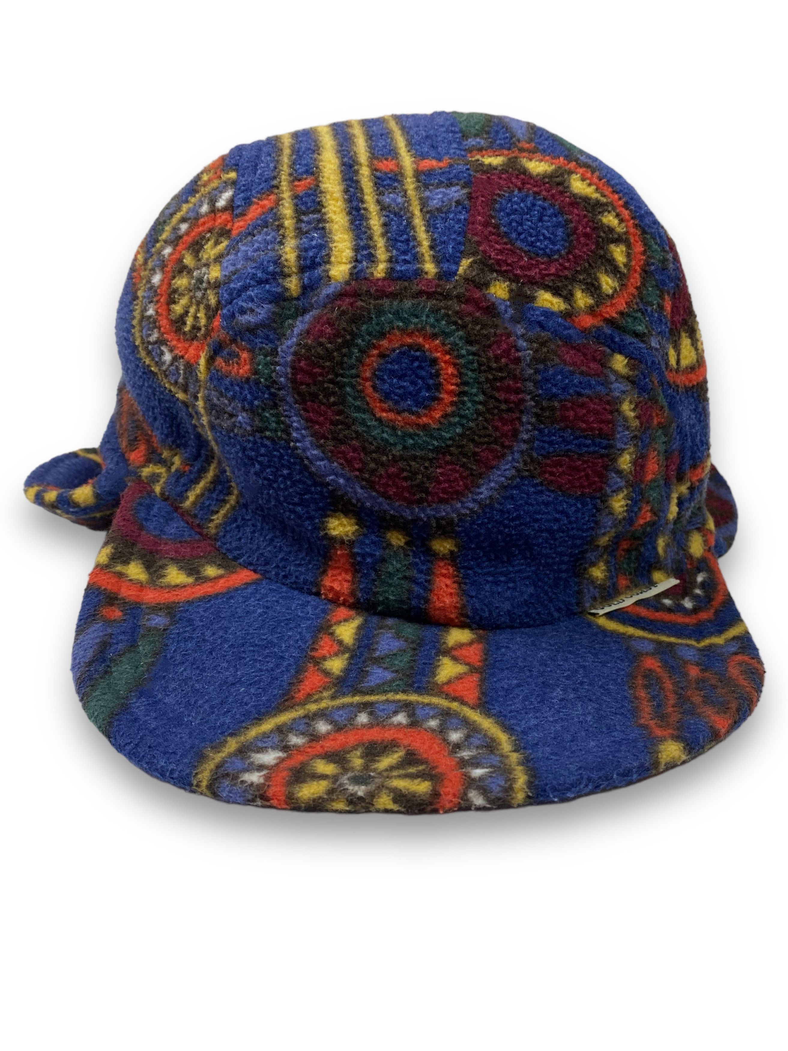 Vintage Vintage GOLD COAST Crazy Print Abstract Y2k 5 Panel Cap M684 Size ONE SIZE - 2 Thumbnail