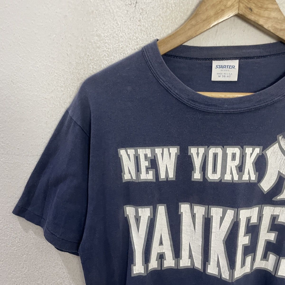 Starter Vintage 90s Starter New York Yankees Pullover T-shirt Size US S / EU 44-46 / 1 - 3 Thumbnail