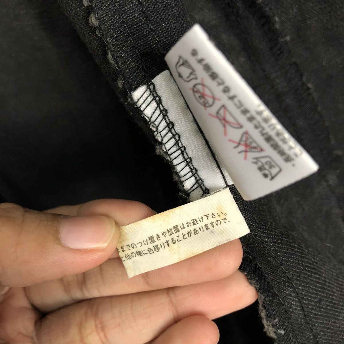 Japanese Brand 📌Schlussel Biker Denim Jacket Iconic Black Issey Miyake Size US M / EU 48-50 / 2 - 19 Thumbnail