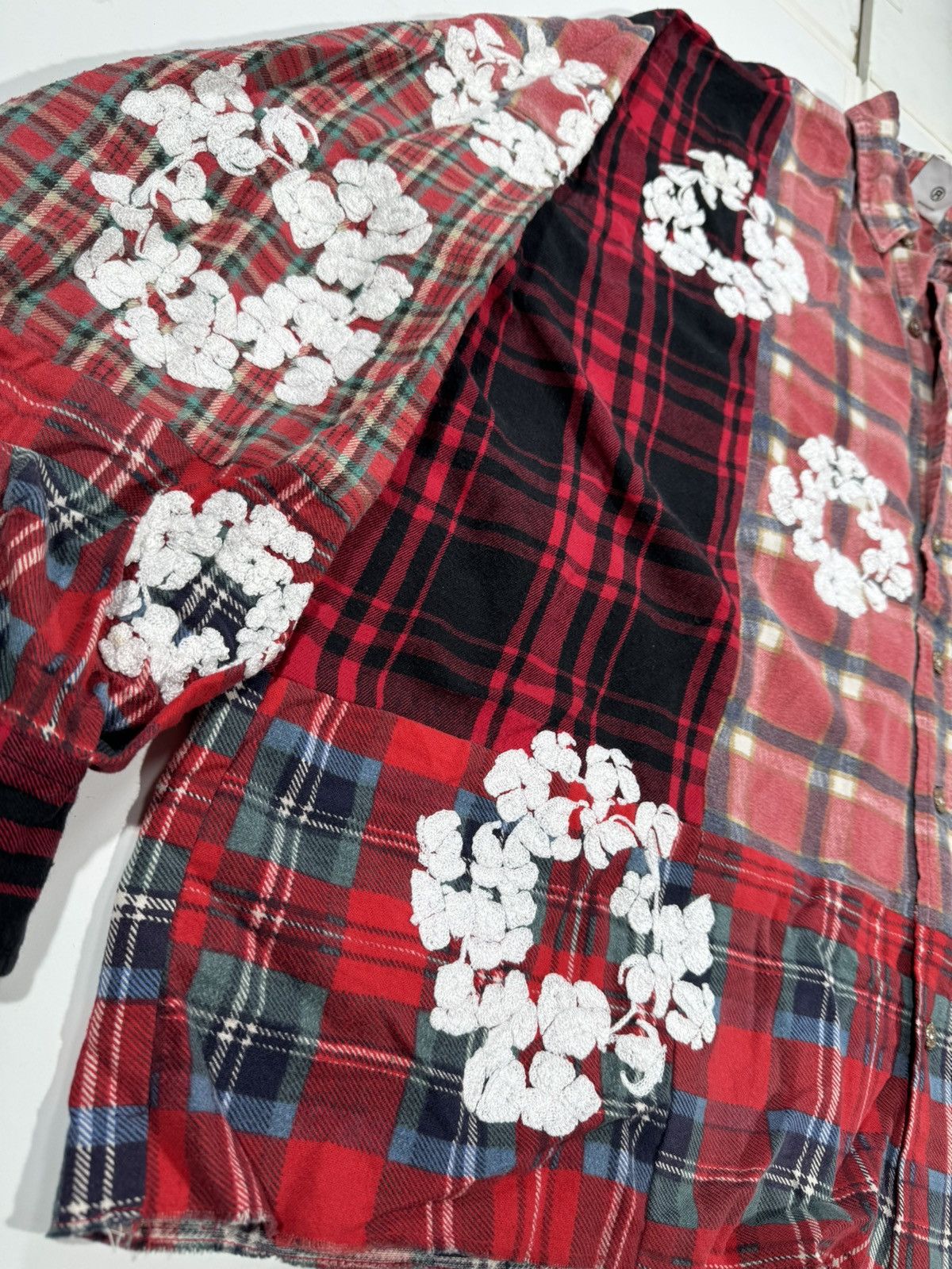 DENIM TEARS × READYMADE Readymade x Denim Tears Check Long Sleeve Shirt Sz XXL Size US XXL / EU 58 / 5 - 5 Thumbnail