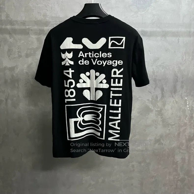 Louis Vuitton Louis Vuitton Black Graphic Intarsia Short Sleeve T-Shirt Size US XS / EU 42 / 0 - 5 Thumbnail