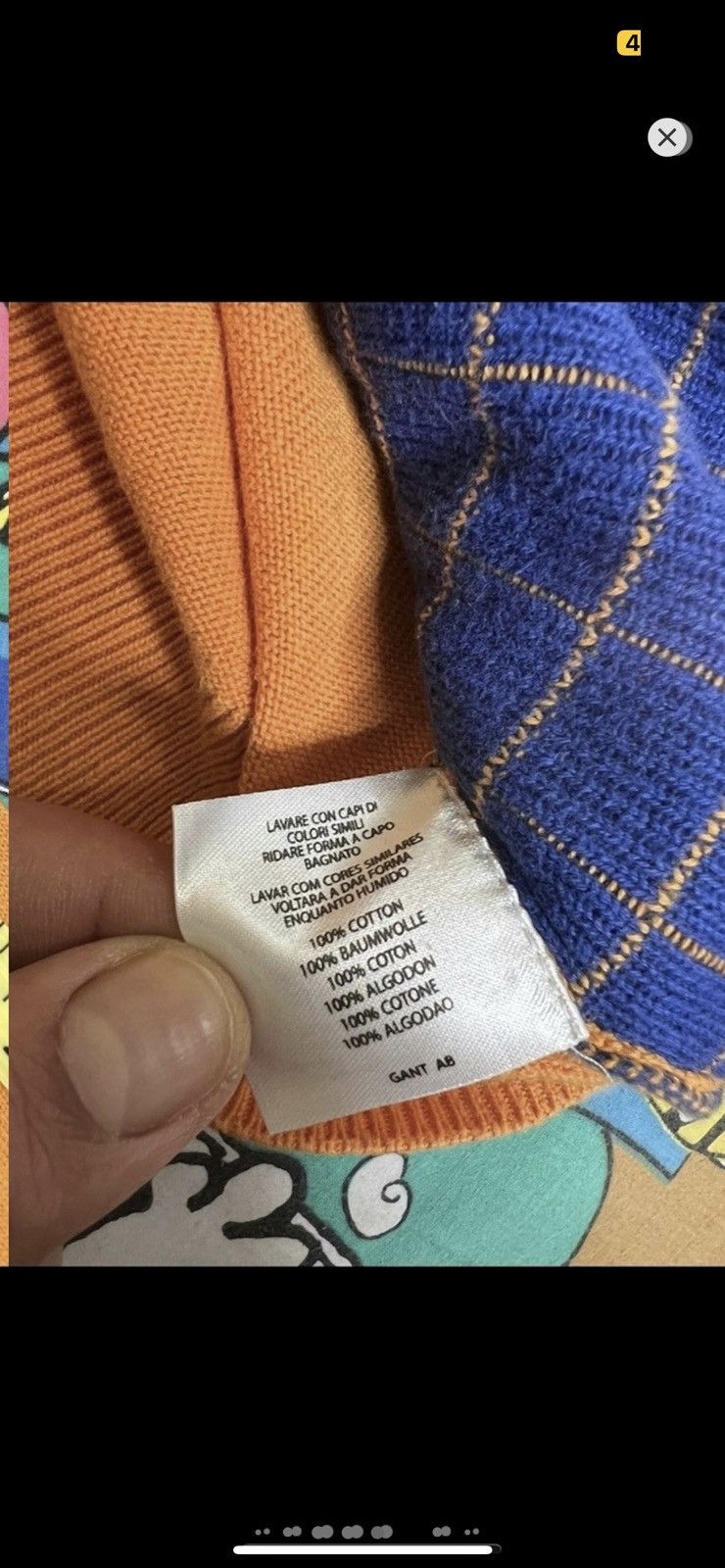 Gant ***FINAL DROP***RARE GANT HEAVYWEIGHT GRID CHECK PULLOVER XL Size US XL / EU 56 / 4 - 8 Thumbnail