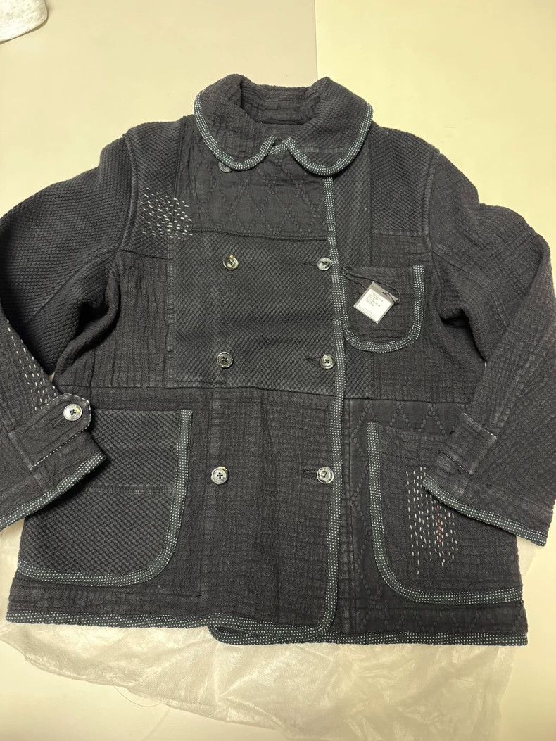 ジャケット・アウター KENDO DIAMOND PATTERN NO-COLLAR JACKET Porter Classic Porter Classic Kendo Diamond Pattern No