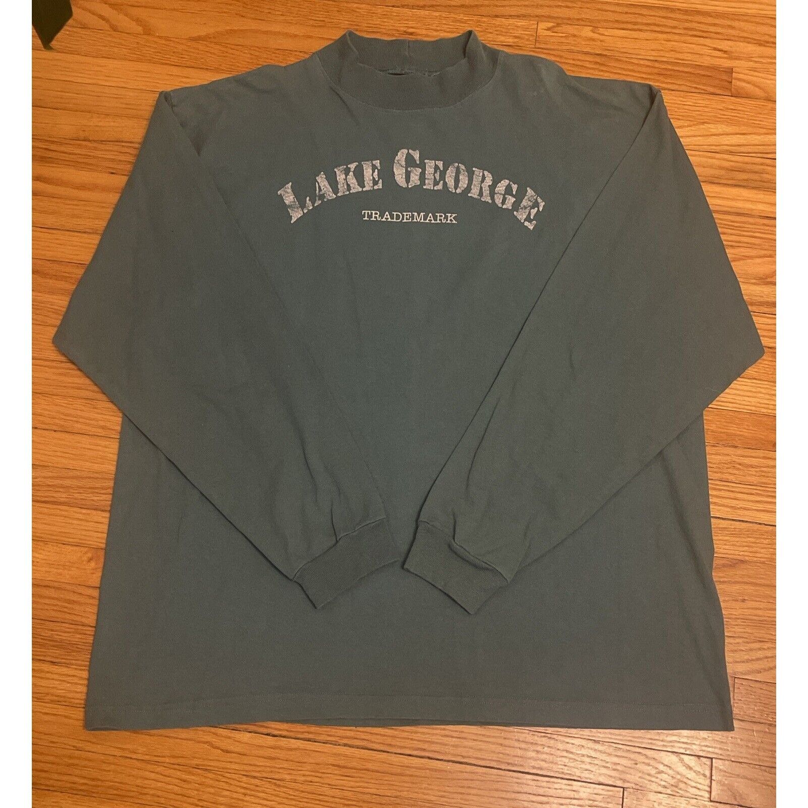 Vintage Vintage 90s XL Lake George New York Adirondacks ADK Mock Nec Size US XL / EU 56 / 4 - 3 Thumbnail