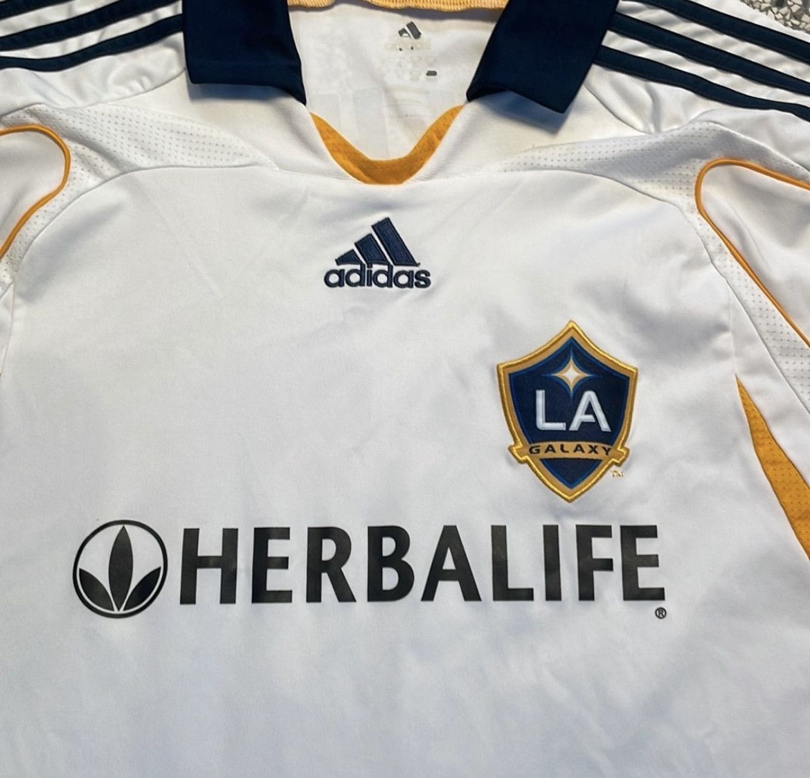 Adidas Adidas LA Galaxy Beckham #23 Jersey 2007/08 – Vintage MLS Size US XL / EU 56 / 4 - 6 Thumbnail
