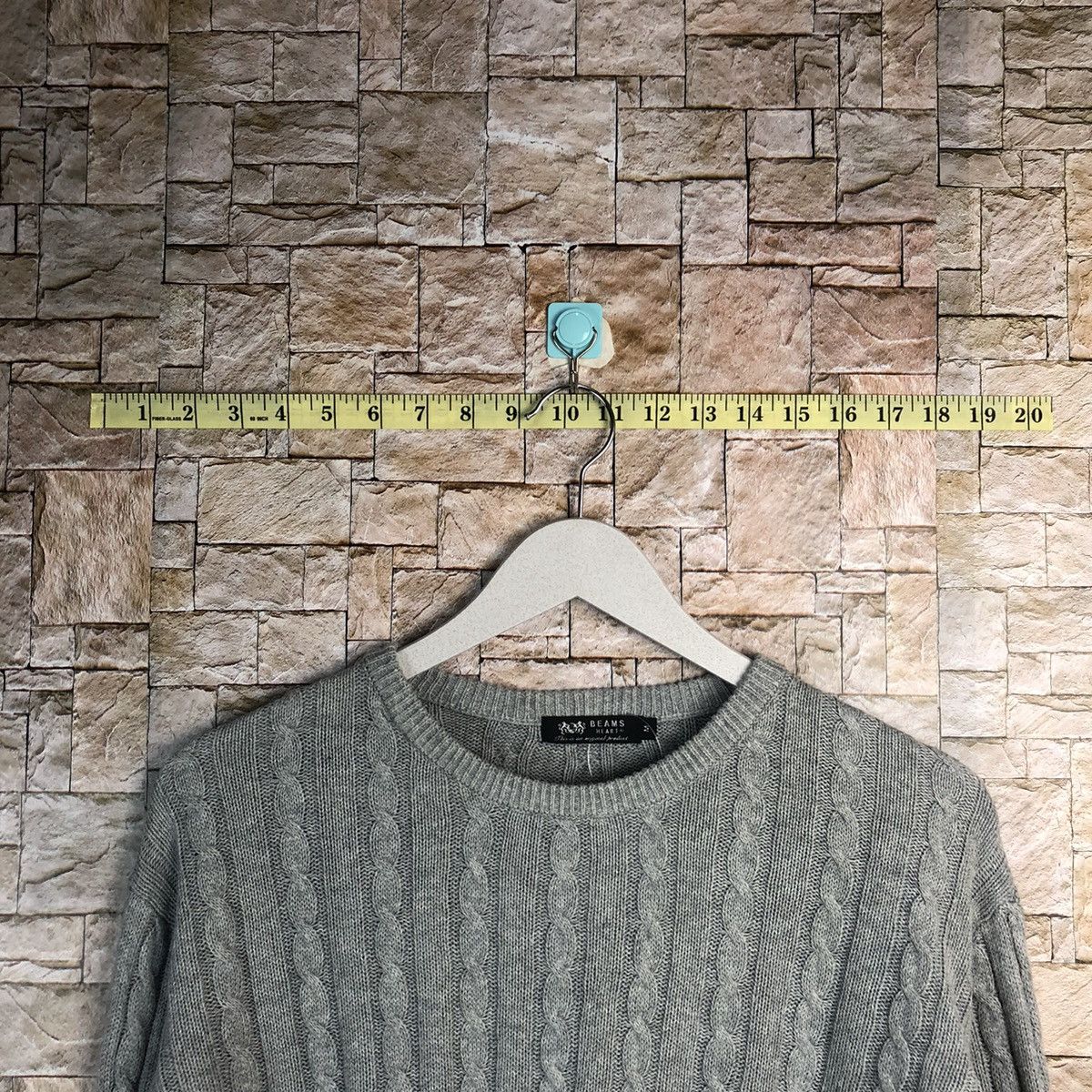 Beams Plus Beams Hearts Grey Knitwear #A169 Size M / US 6-8 / IT 42-44 - 4 Thumbnail