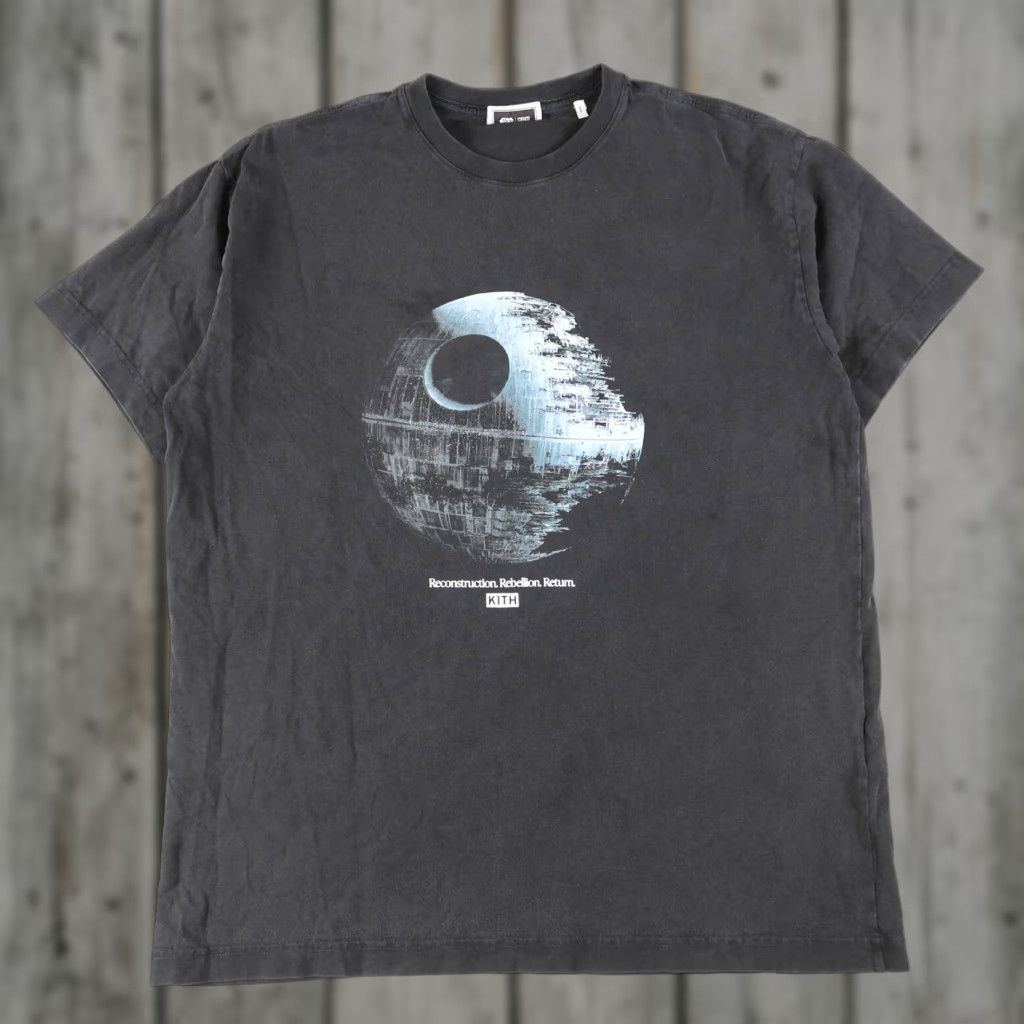 ☆ KITH x STAR WARS Death Star vintage tee コラボTシャツ☆ Kith X Star Wars Death Star Vintage Tee Online Exclusive