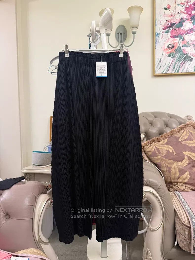 Issey Miyake Issey Miyake size:3 Irregular Pants, Black Size 31" - 2 Thumbnail