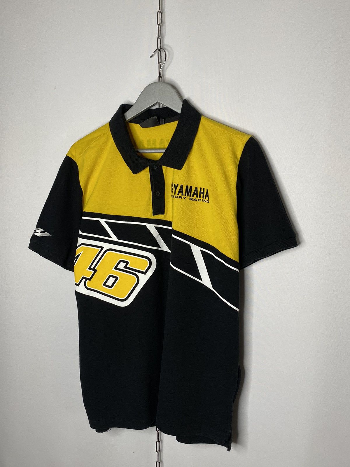 Yamaha 🏍️Yamaha 46 Factory Racing Polo Shirt Big Logo F1 Team🏍️ Size US XL / EU 56 / 4 - 3 Thumbnail