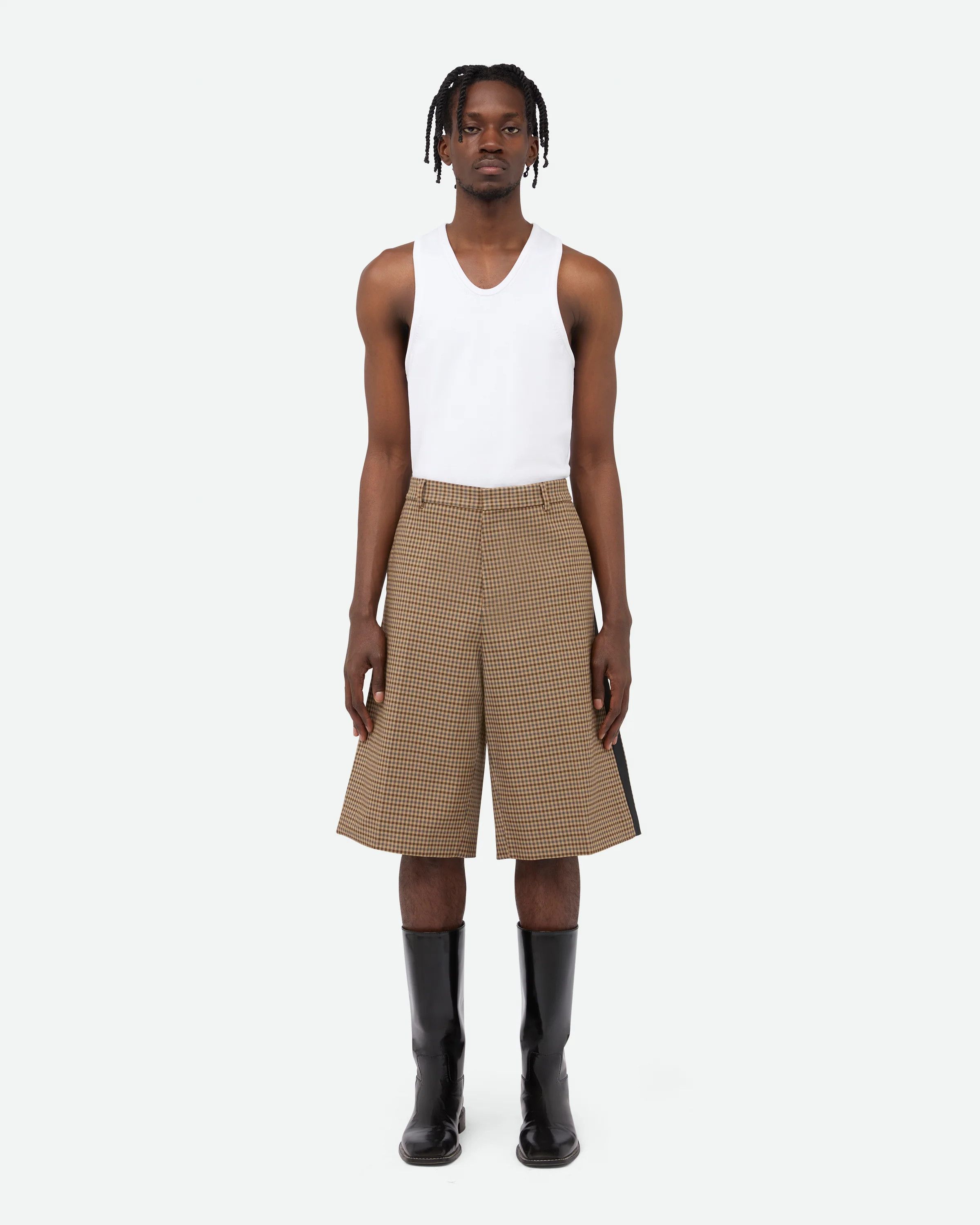 Wales Bonner o1mle0825 Dusk Shorts in Brown Size US 30 / EU 46 - 2 Thumbnail