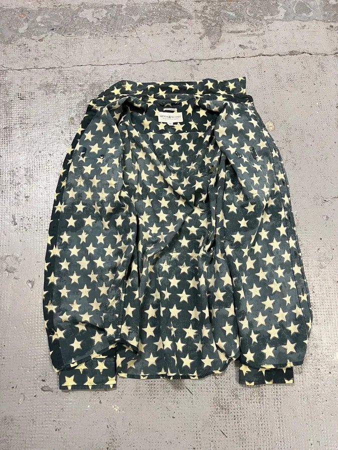 Polo Ralph Lauren 2010s Ralph Lauren Bue Star Print Shirt Size US M / EU 48-50 / 2 - 9 Thumbnail