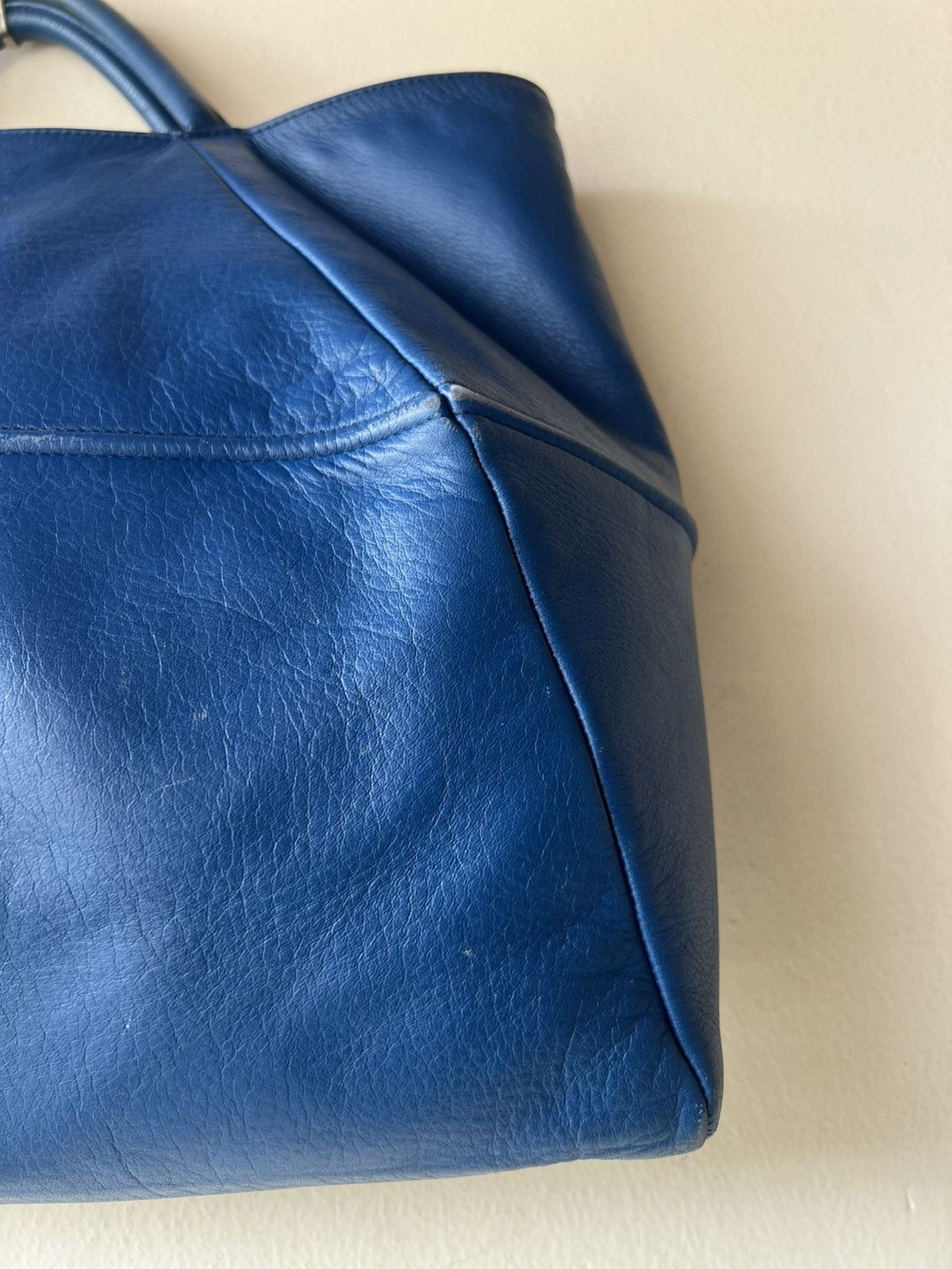 Leather Vintage 2000s Y2K Yohji Yamamoto Y’saccs All Leather Bag Size ONE SIZE - 25 Thumbnail