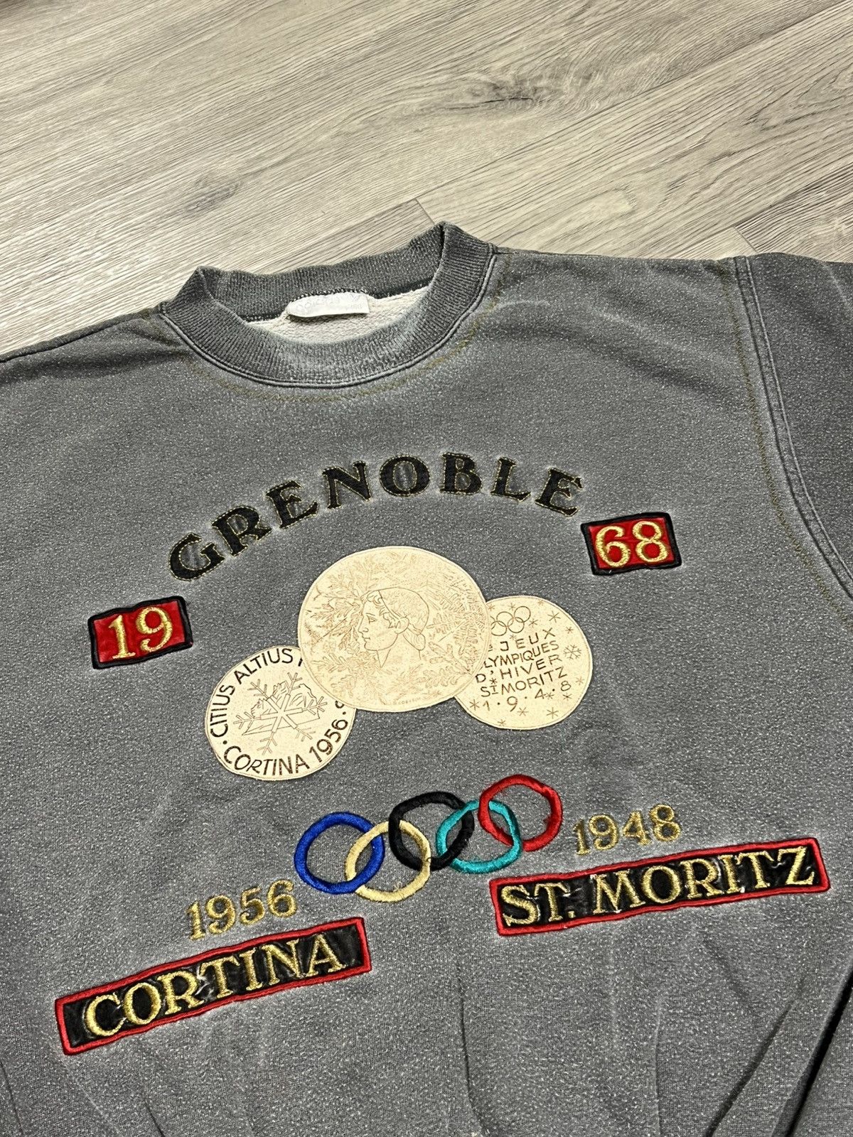 Adidas Olympic Grenoble Cortina St.Moritz 1968 sweatshirt