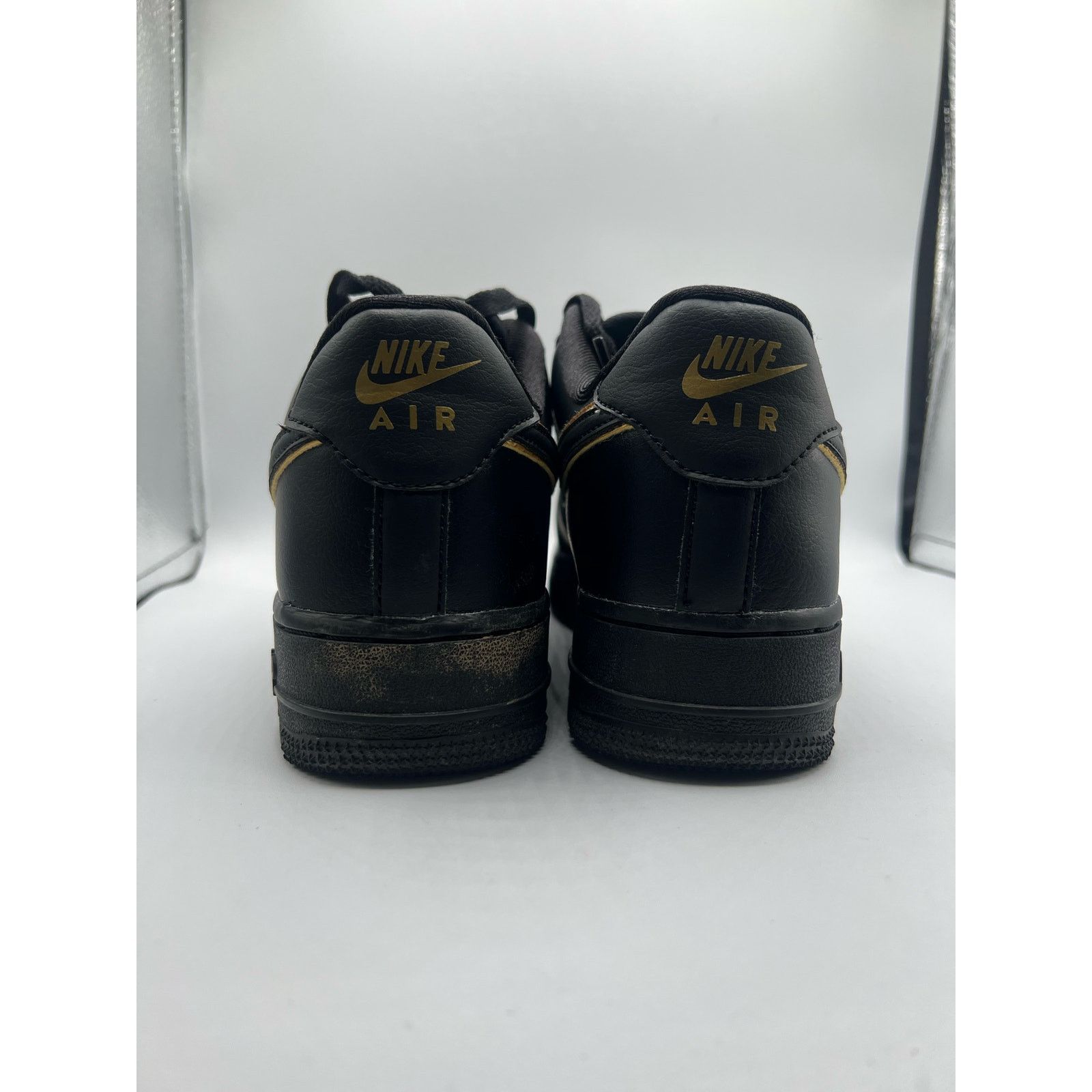 Nike Nike Air Force 1 Low ‘07 Essential “Black Gold Swoosh” Size US 7.5 / IT 37.5 - 4 Thumbnail
