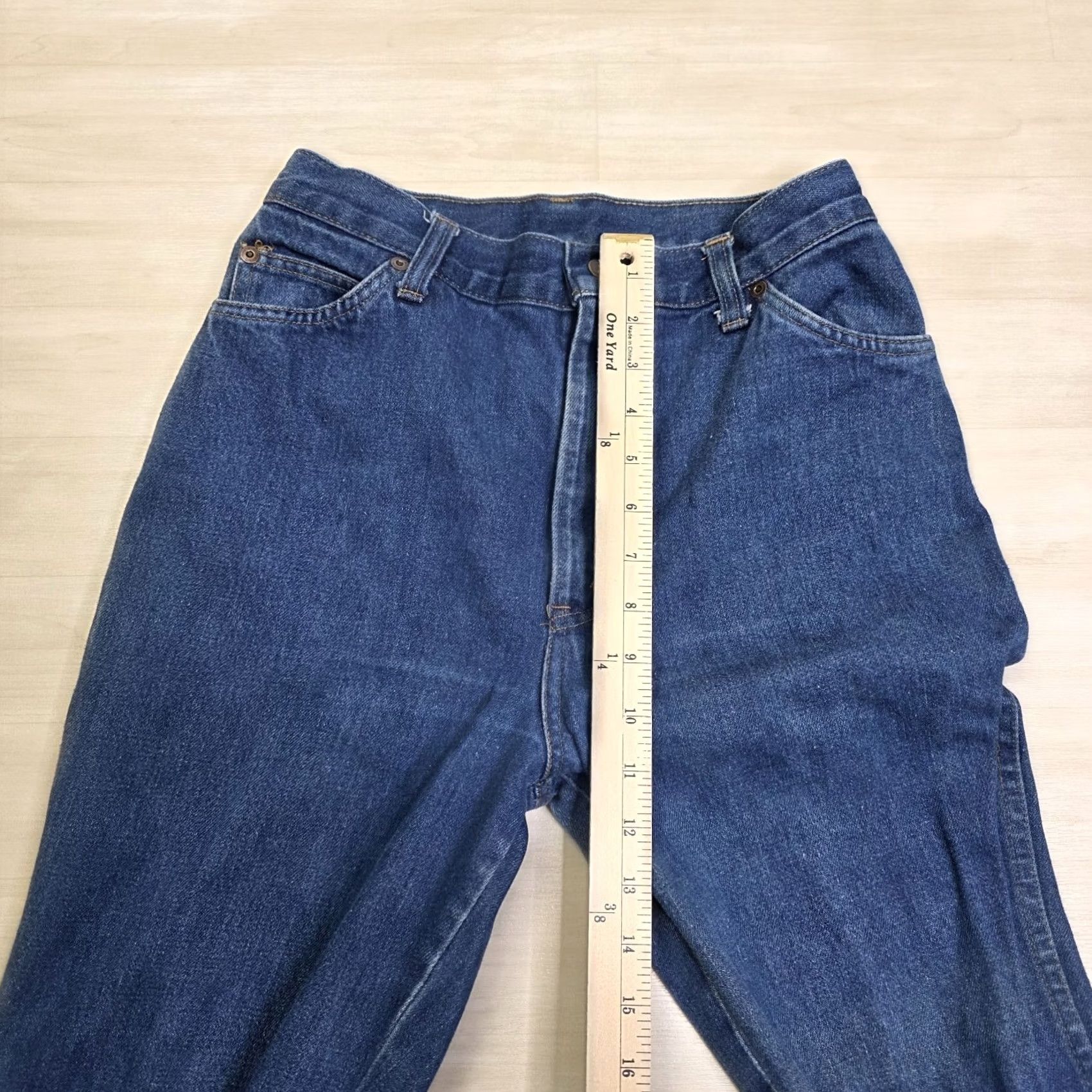 Vintage VINTAGE CHIC Jeans Womens 26 Blue High Rise Denim USA Women Size Size 26" / US 2 / IT 38 - 6 Thumbnail