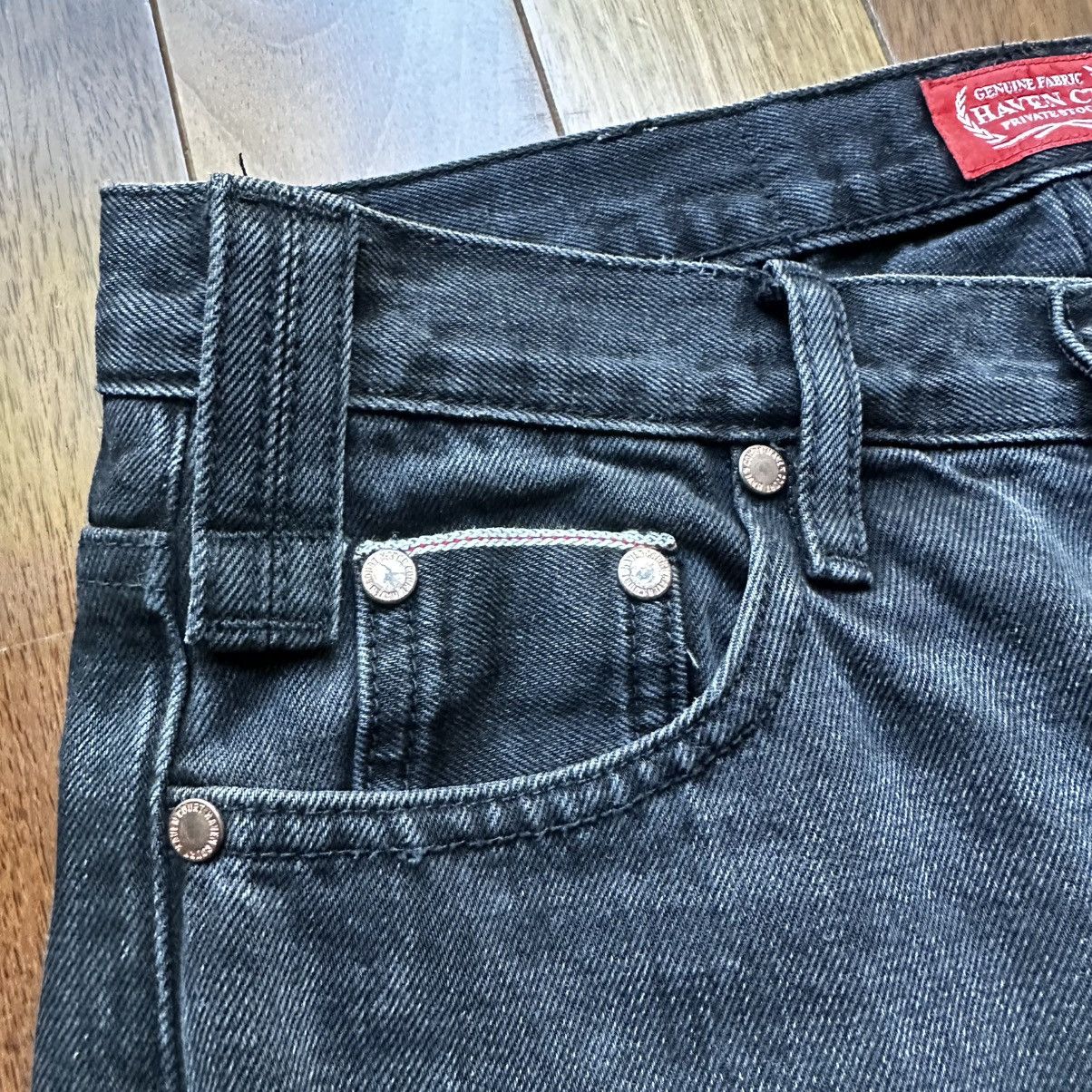 Haven Court Haven Court Quad Cargo Selvedge Denim - Black/Washed Black Size US 29 - 3 Thumbnail