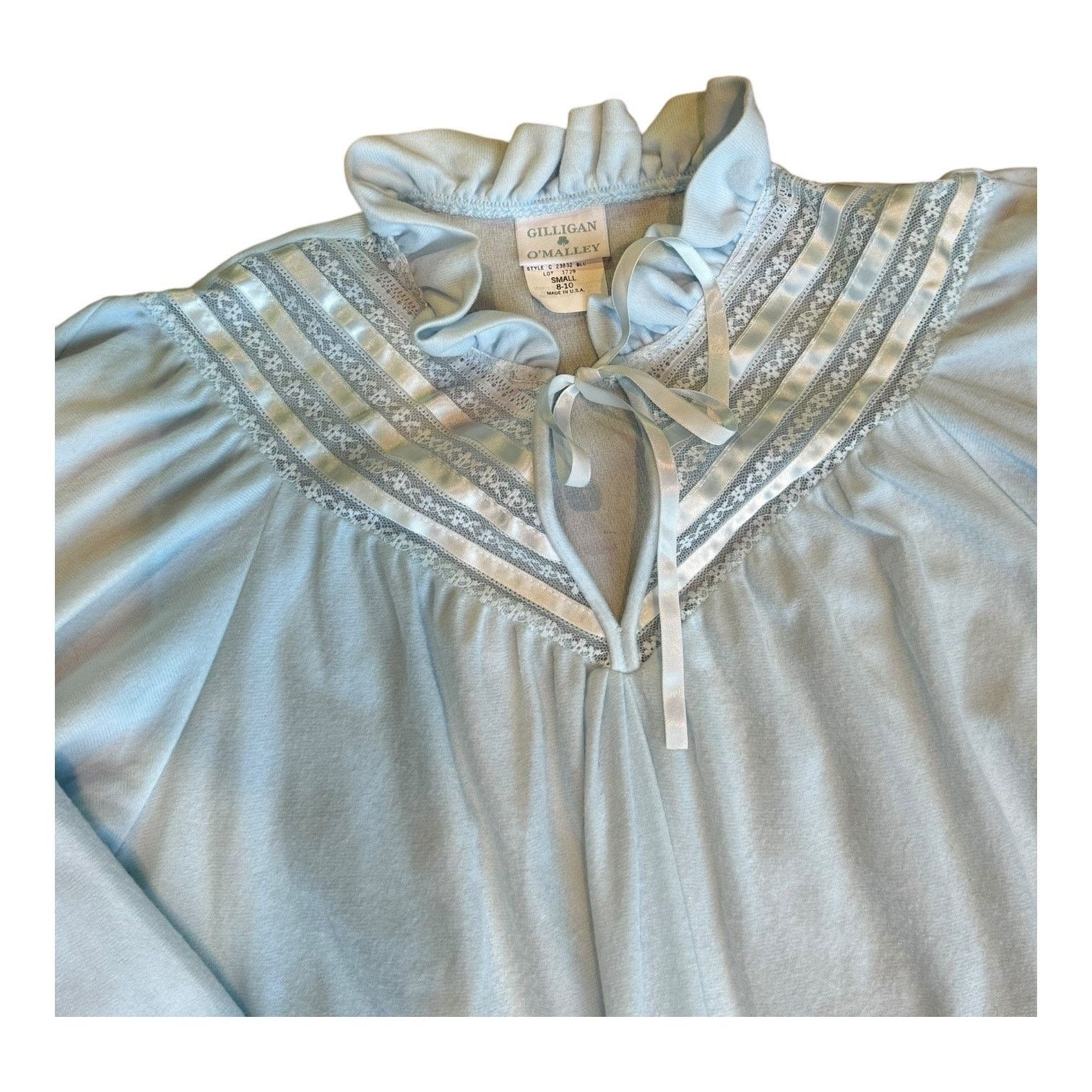 Vintage NWT Vintage Gilligan & O’Malley ruffled lace Nightgown S Size ONE SIZE - 4 Thumbnail