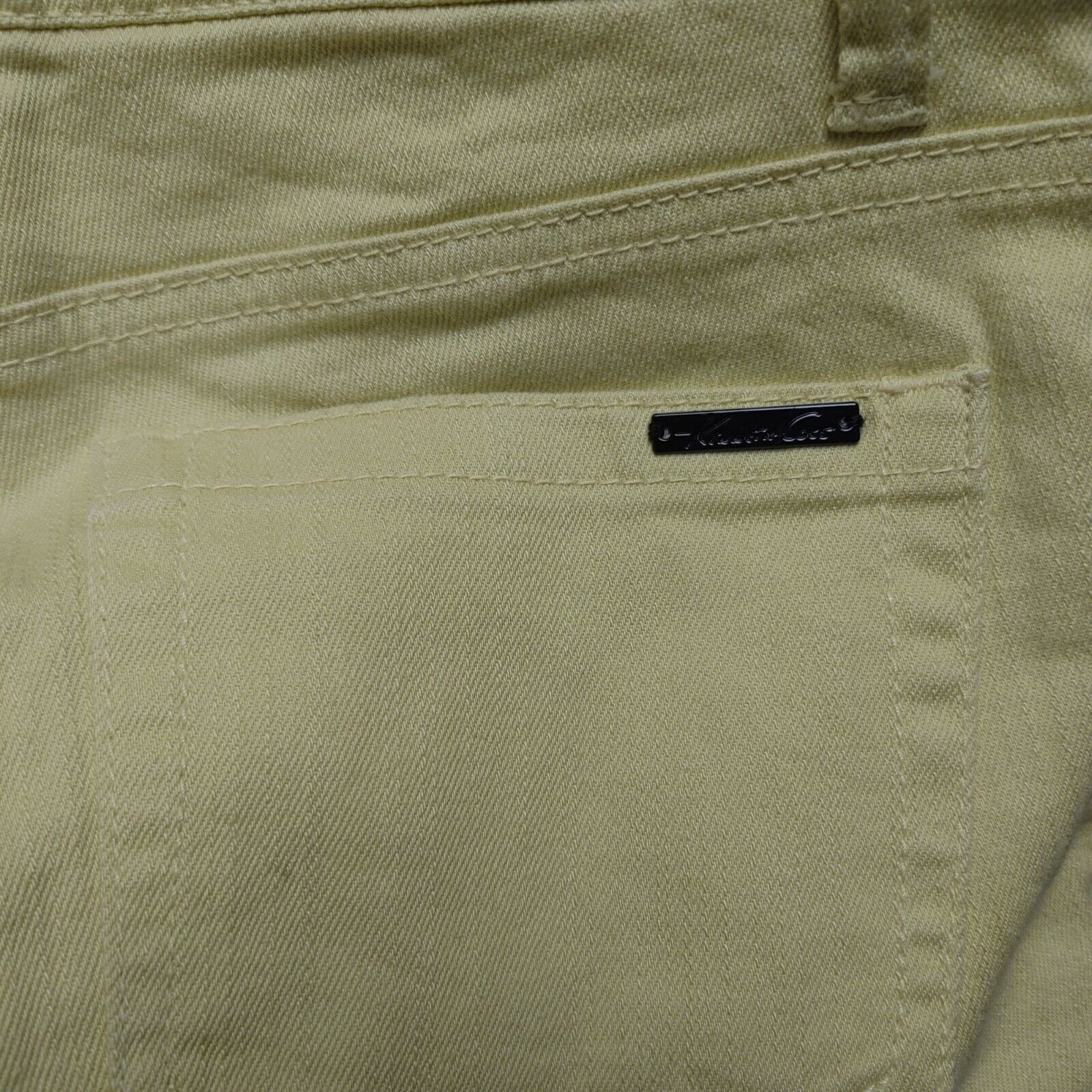 Kenneth Cole Kenneth Cole New York Women's Yellow Denim Jeans 27 Size 27" / US 4 / IT 40 - 3 Thumbnail