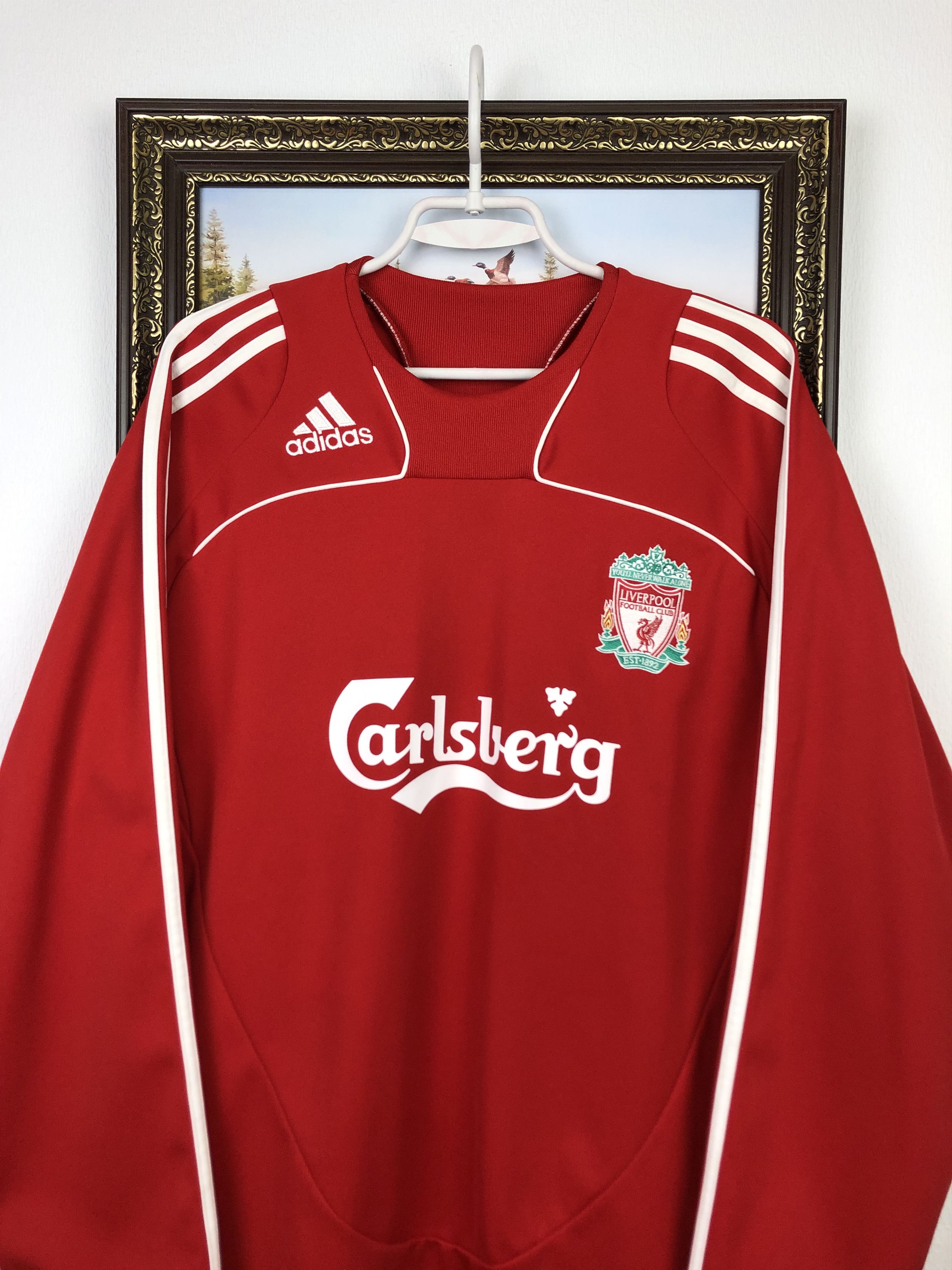 Adidas Vintage Adidas Liverpool Sweatshirt Soccer Jacket Track Size US L / EU 52-54 / 3 - 2 Thumbnail