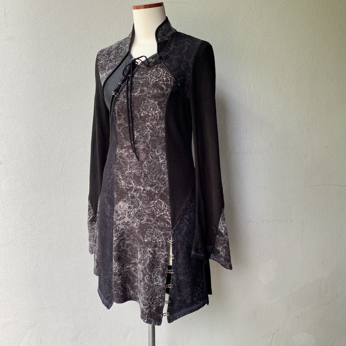 Japanese Brand OZZ CROCE Y2K Punk Noir Enchantress Dress Size M / US 6-8 / IT 42-44 - 3 Thumbnail