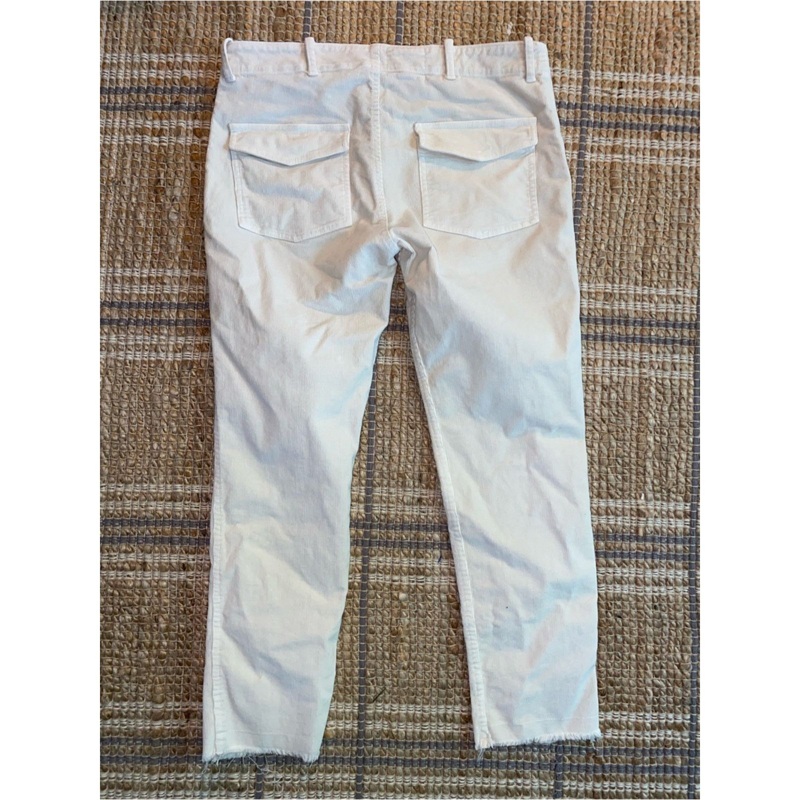 Nili Lotan NILI LOTAN $390 Jenna Corduroy Pant Winter White Womens 8 Size 30" / US 8 / IT 44 - 9 Thumbnail