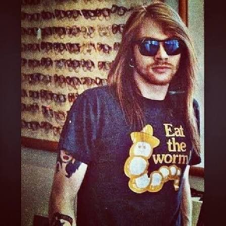 Other 80s Eat The Worm beer tee seen on axl rose Size US M / EU 48-50 / 2 - 1 Thumbnail