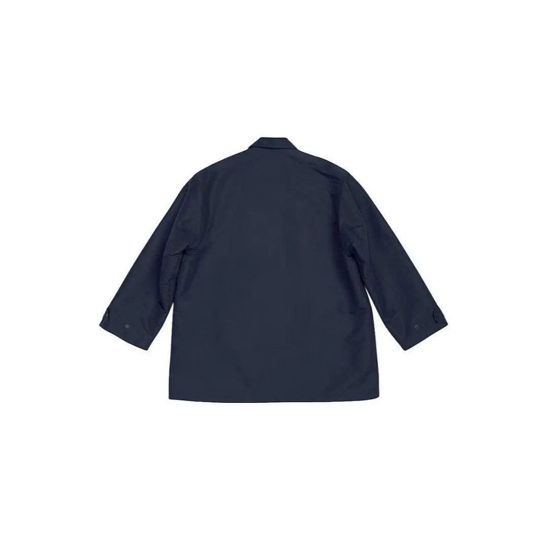 Balenciaga o1bcso1str1224 Blend Parka in Blue Size US M / EU 48-50 / 2 - 2 Thumbnail