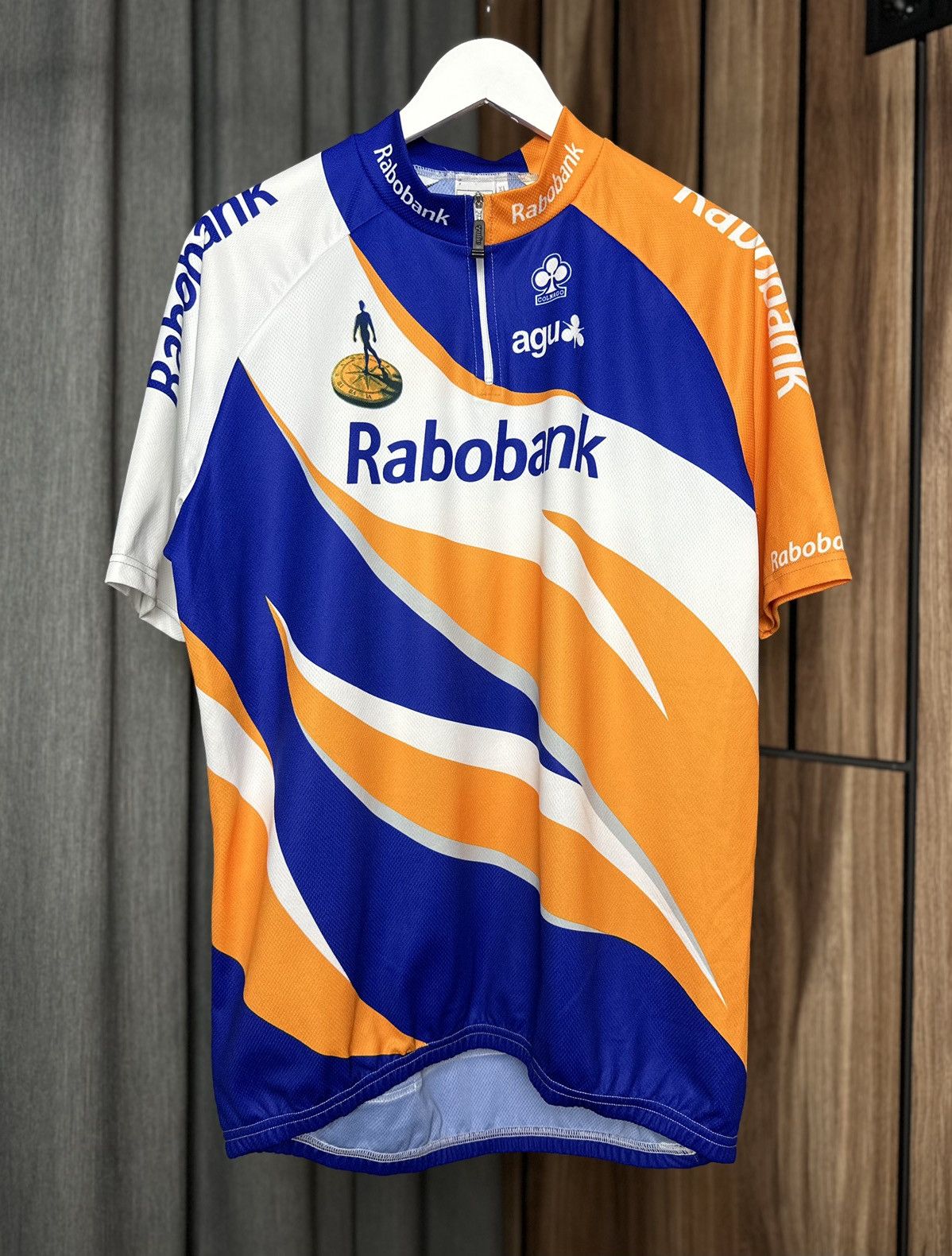 Vintage Rabobank Agu Vintage Cycling Bike Shirt Jersey Men's Size XL Size US XL / EU 56 / 4 - 1 Thumbnail