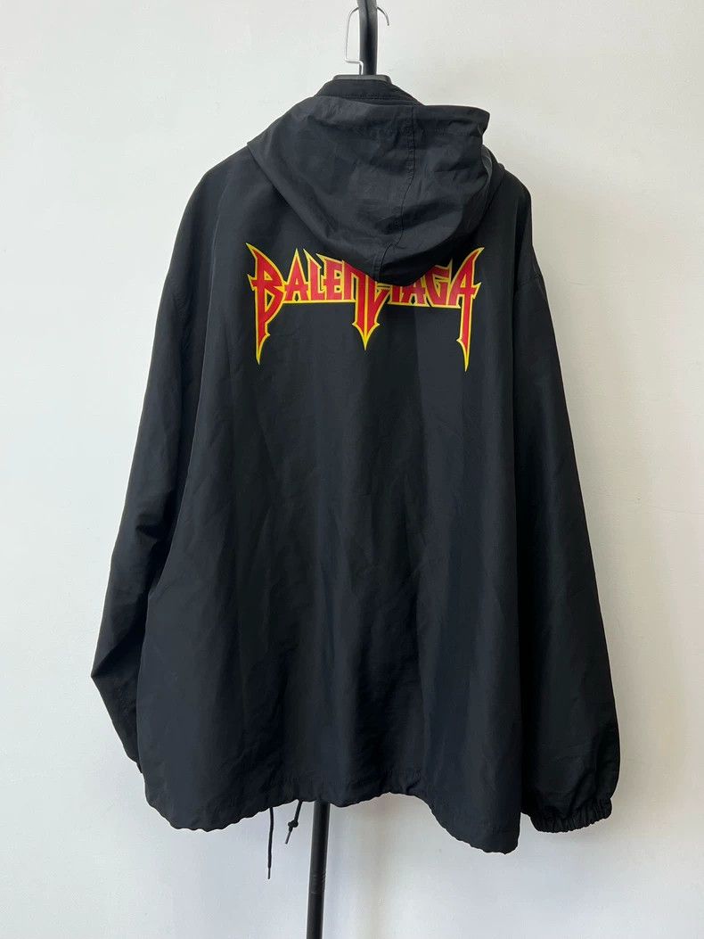 Balenciaga Balenciaga Flame Logo Windbreaker - dmc Size US M / EU 48-50 / 2 - 1 Thumbnail