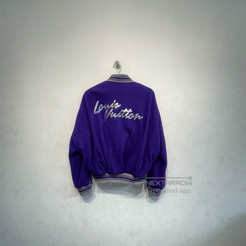 Louis Vuitton Louis Vuitton Regal Purple Embossed Baseball jacket Size US S / EU 44-46 / 1 - 2 Thumbnail