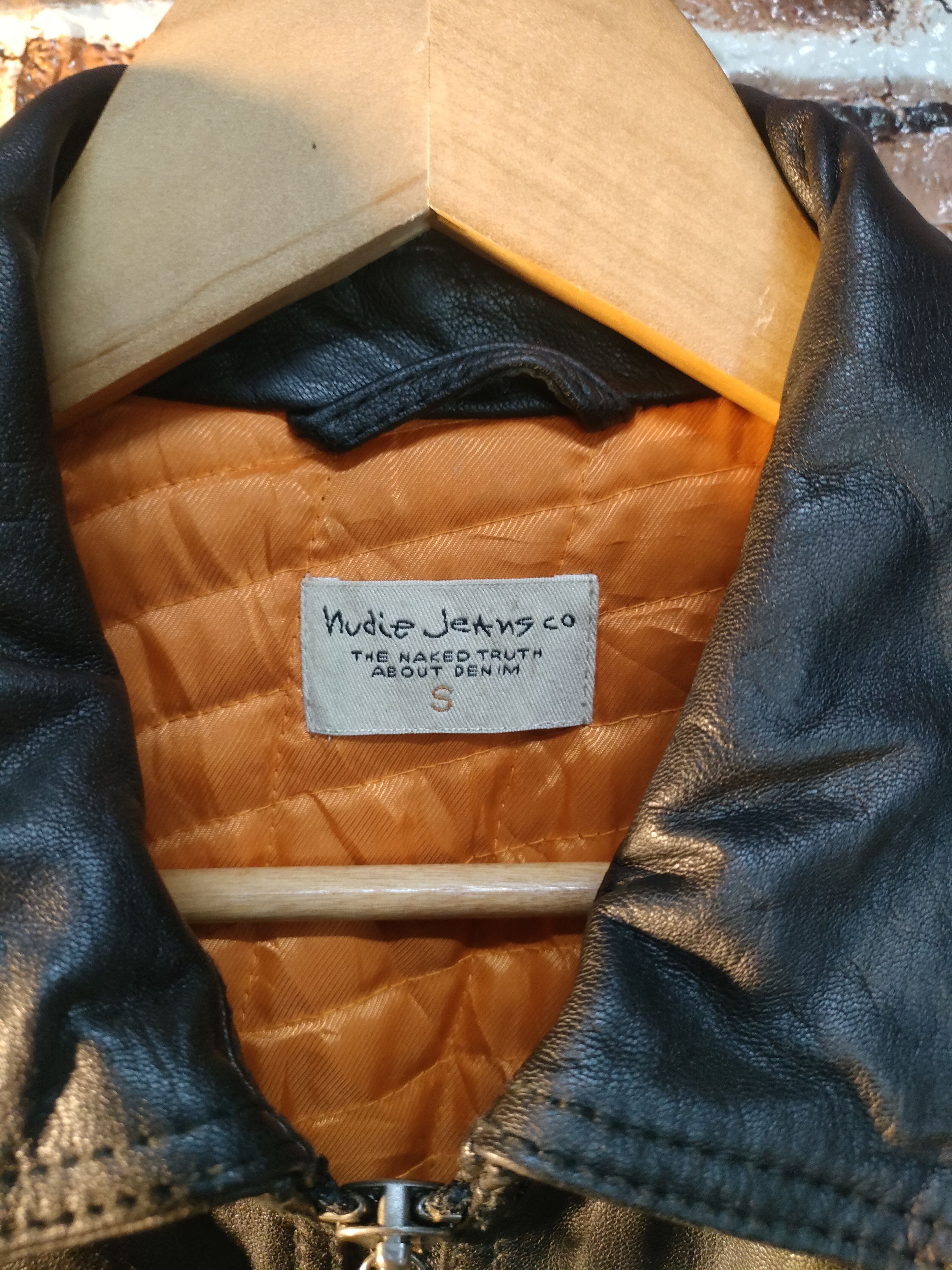 Nudie Jeans Men's Nudie Jeans Johny Leather Jacket Size US S / EU 44-46 / 1 - 3 Thumbnail