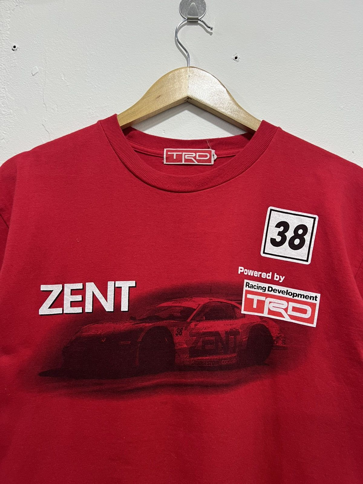 Vintage Vintage TRD Toyota Racing Development Zent Supra Tshirt Size US M / EU 48-50 / 2 - 2 Thumbnail