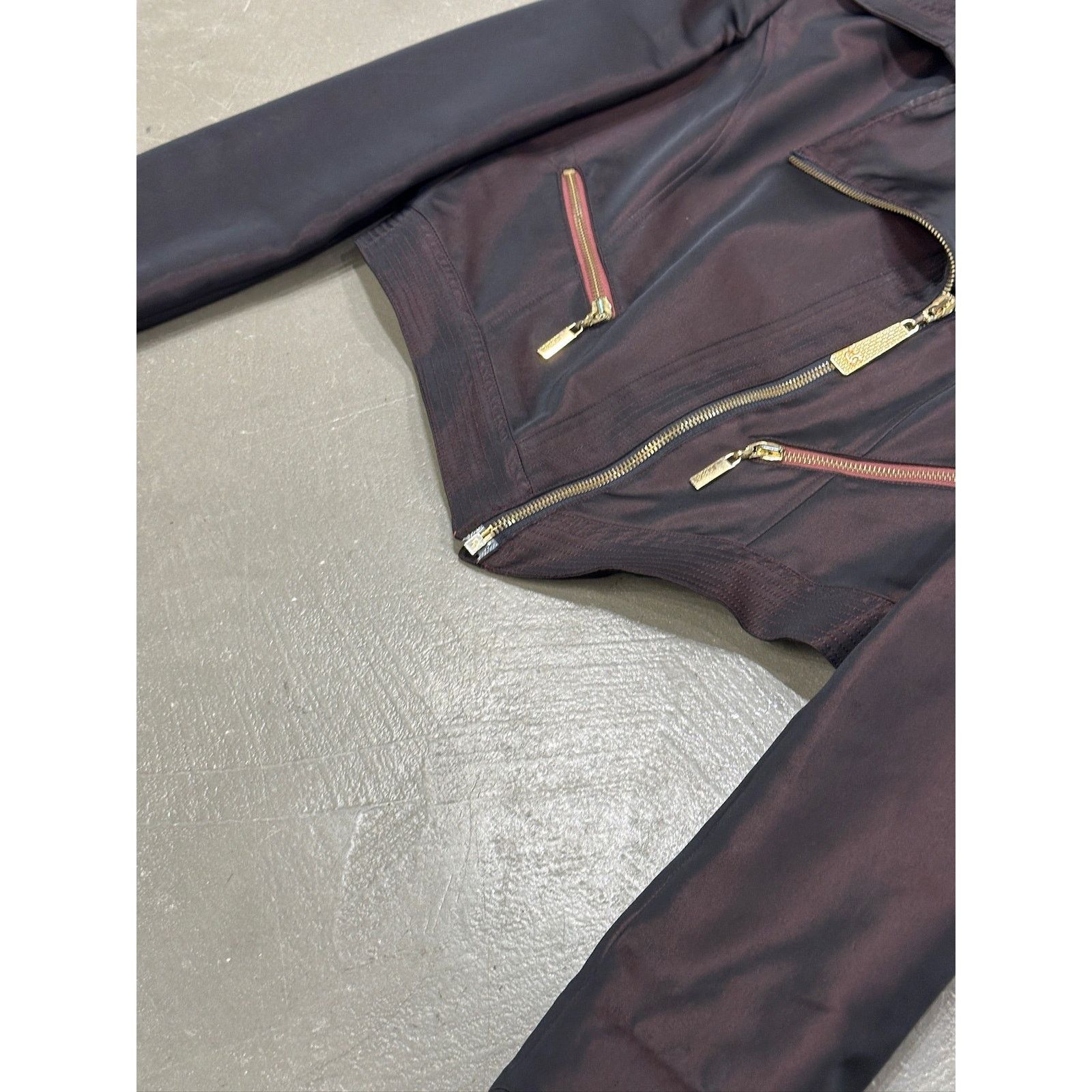 Roberto Cavalli 2000s Cavalli iridescent cropped jacket Size US XXS / EU 40 - 5 Thumbnail