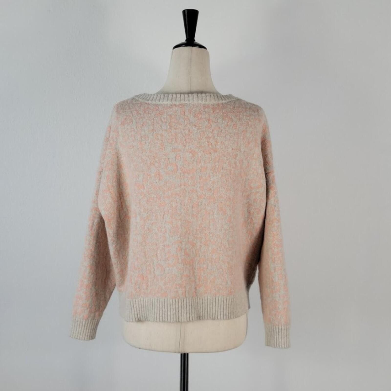 Free People Free People Peach and Cream Scoop Neck Sweater Size S / US 4 / IT 40 - 4 Thumbnail