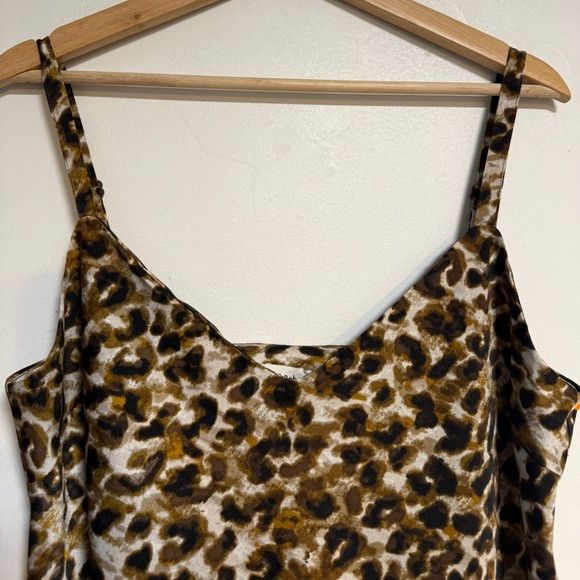 Rebecca Minkoff Rebecca Minkoff Leopard Print Slip Dress – Size L Size L / US 10 / IT 46 - 8 Thumbnail