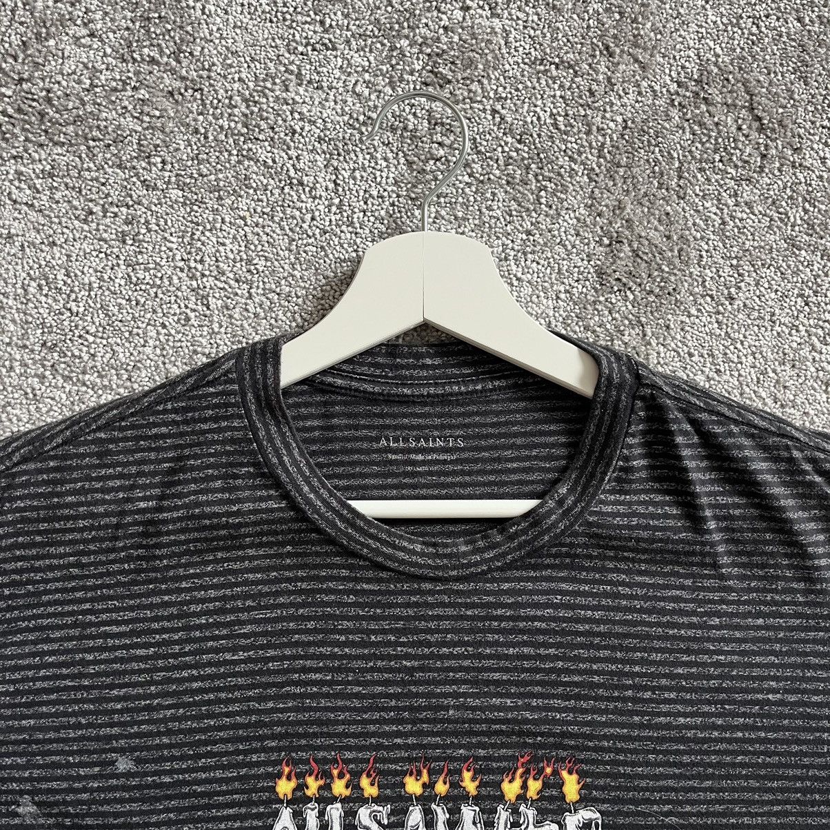 Allsaints Distressed All Saints Centre Logo Tee Size US S / EU 44-46 / 1 - 2 Thumbnail