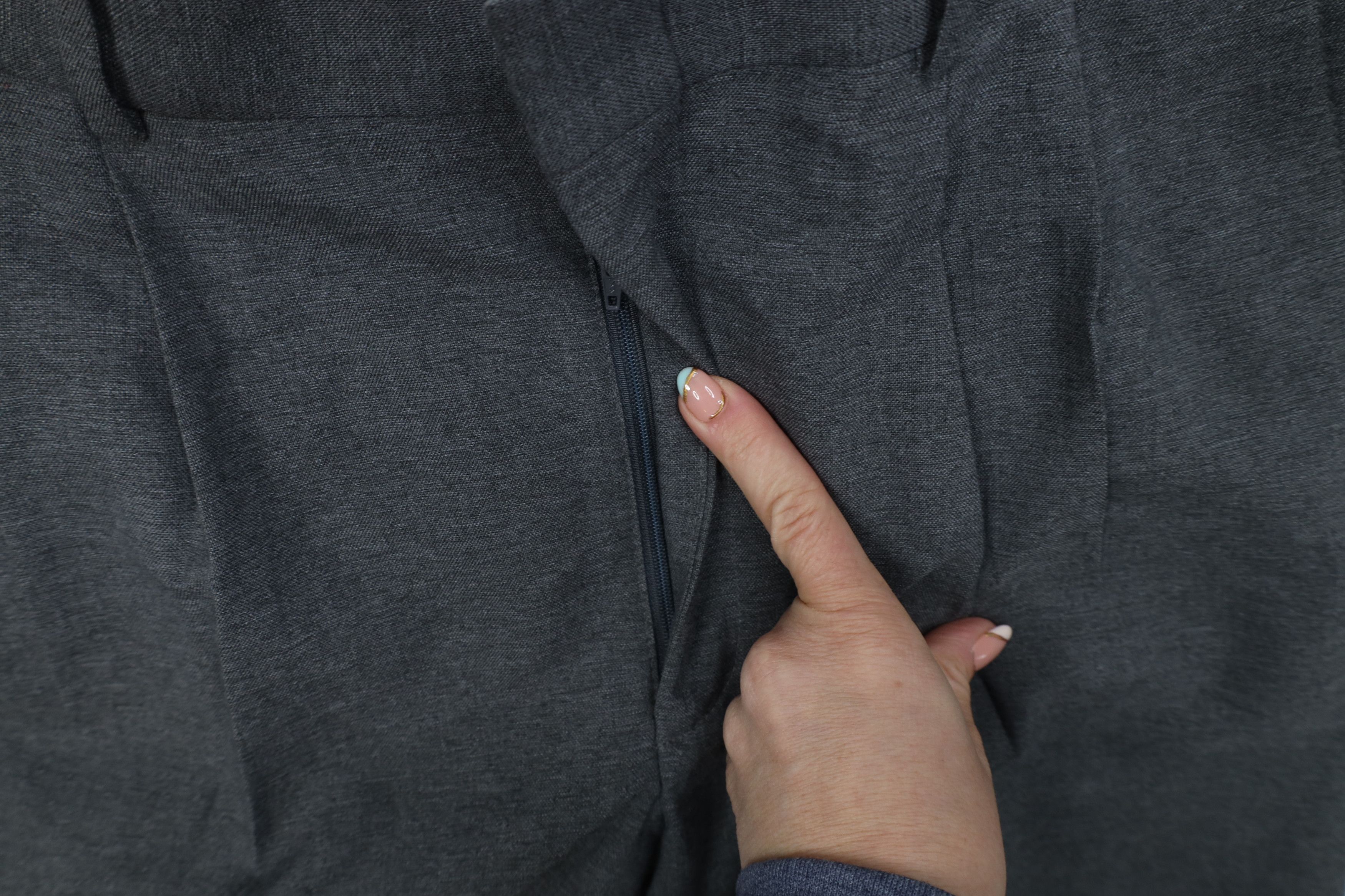 Vintage Vintage 70s Streetwear Knit Wide Leg Chino Pants USA Gray Size US 34 / EU 50 - 5 Thumbnail
