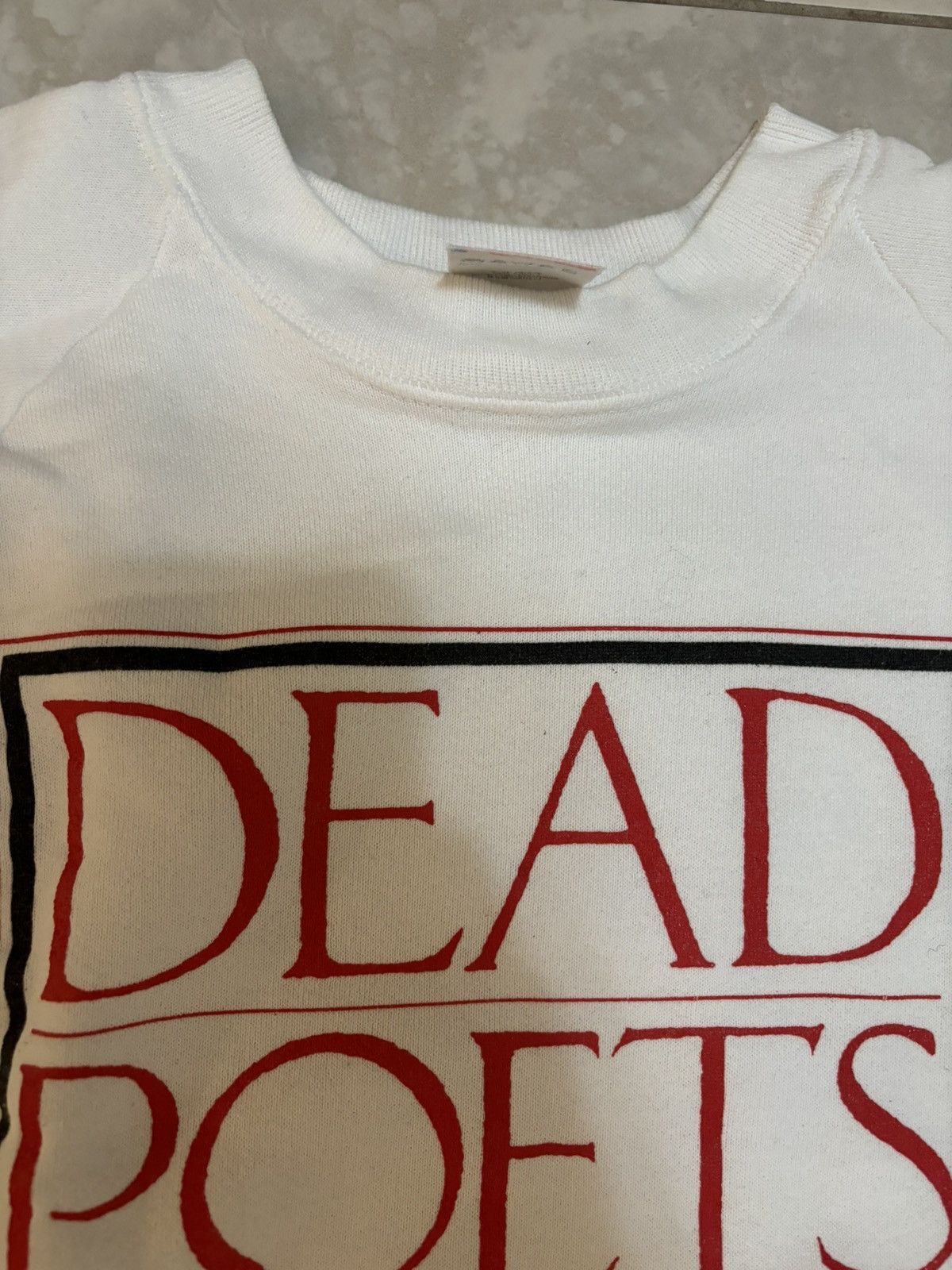 Vintage Rare Vintage Dead Poets Society Robin Williams Movie Tee Size US XL / EU 56 / 4 - 11 Thumbnail