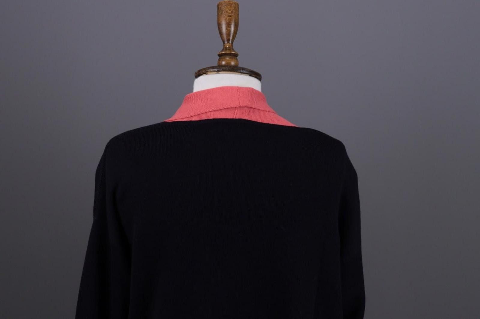 Escada Escada Margaretha Ley Black Pink Lagenlook Cardigan Size 38 Size M / US 6-8 / IT 42-44 - 10 Thumbnail