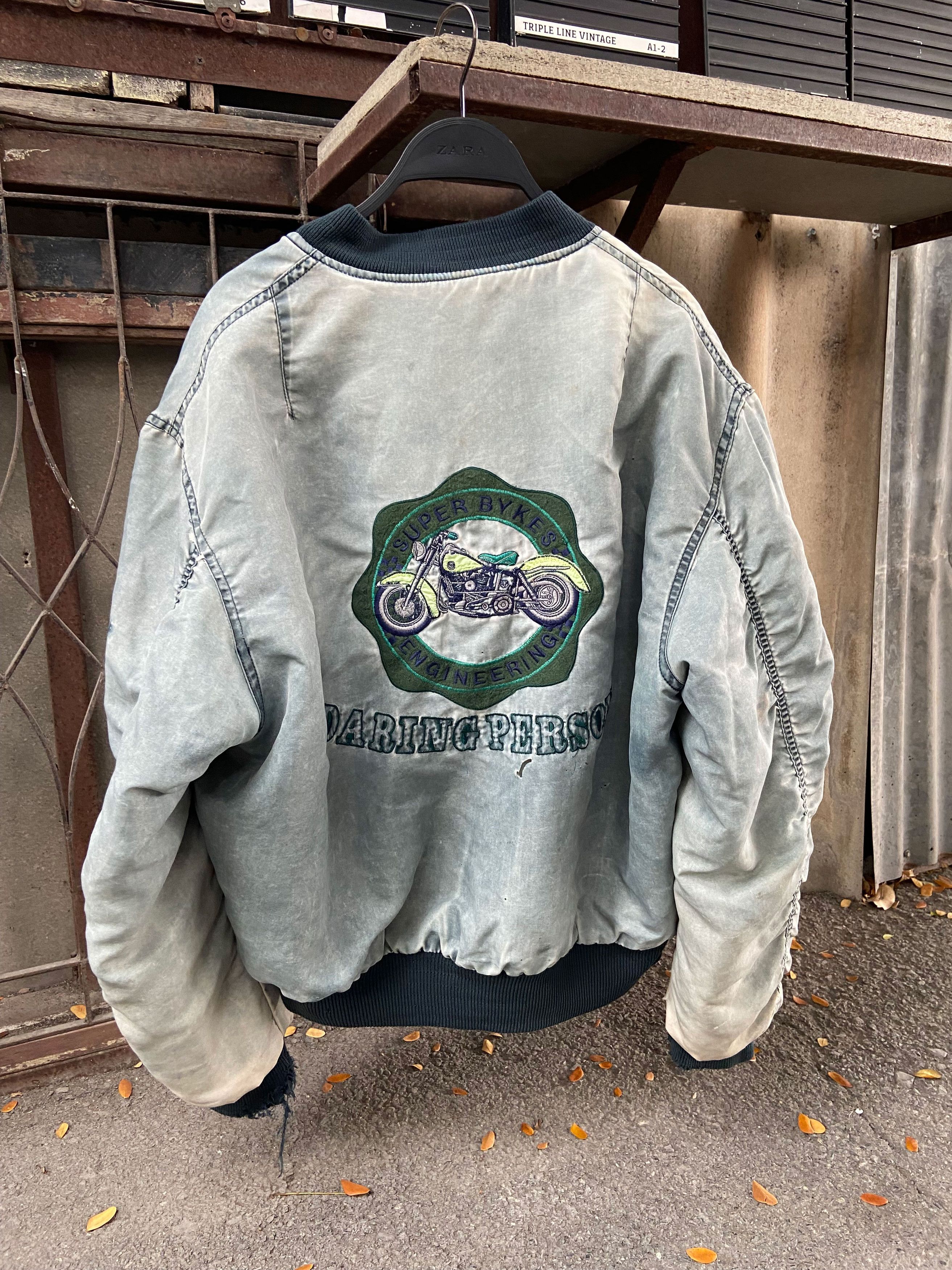 Alpha Industries Sun Faded MA-1 Bomber Jacket Size US L / EU 52-54 / 3 - 3 Thumbnail