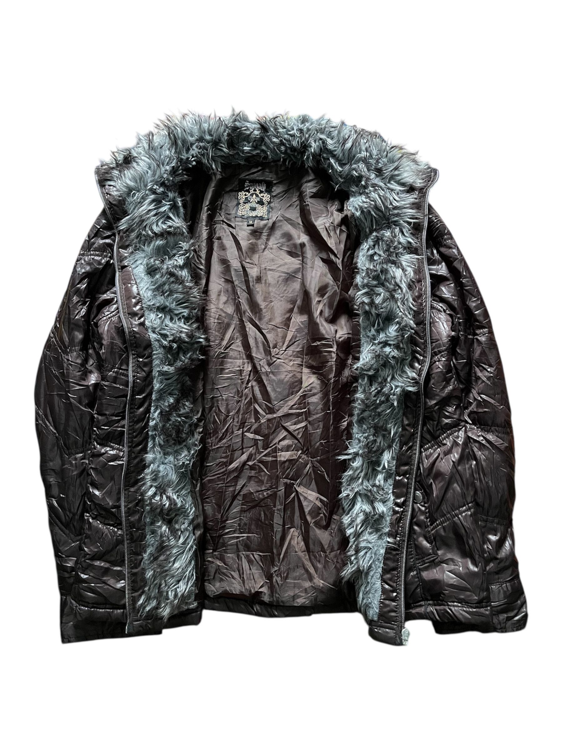Spinash Spinach faux fur vkei punk puffer jacket Size US M / EU 48-50 / 2 - 3 Thumbnail