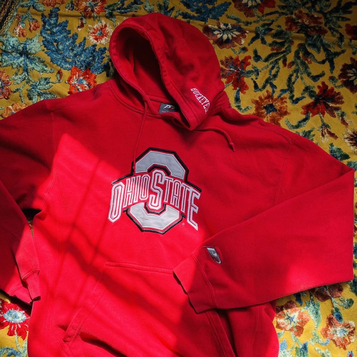 Vintage Vintage Pro Player Ohio State Patch Work Hoodie Size US L / EU 52-54 / 3 - 4 Thumbnail