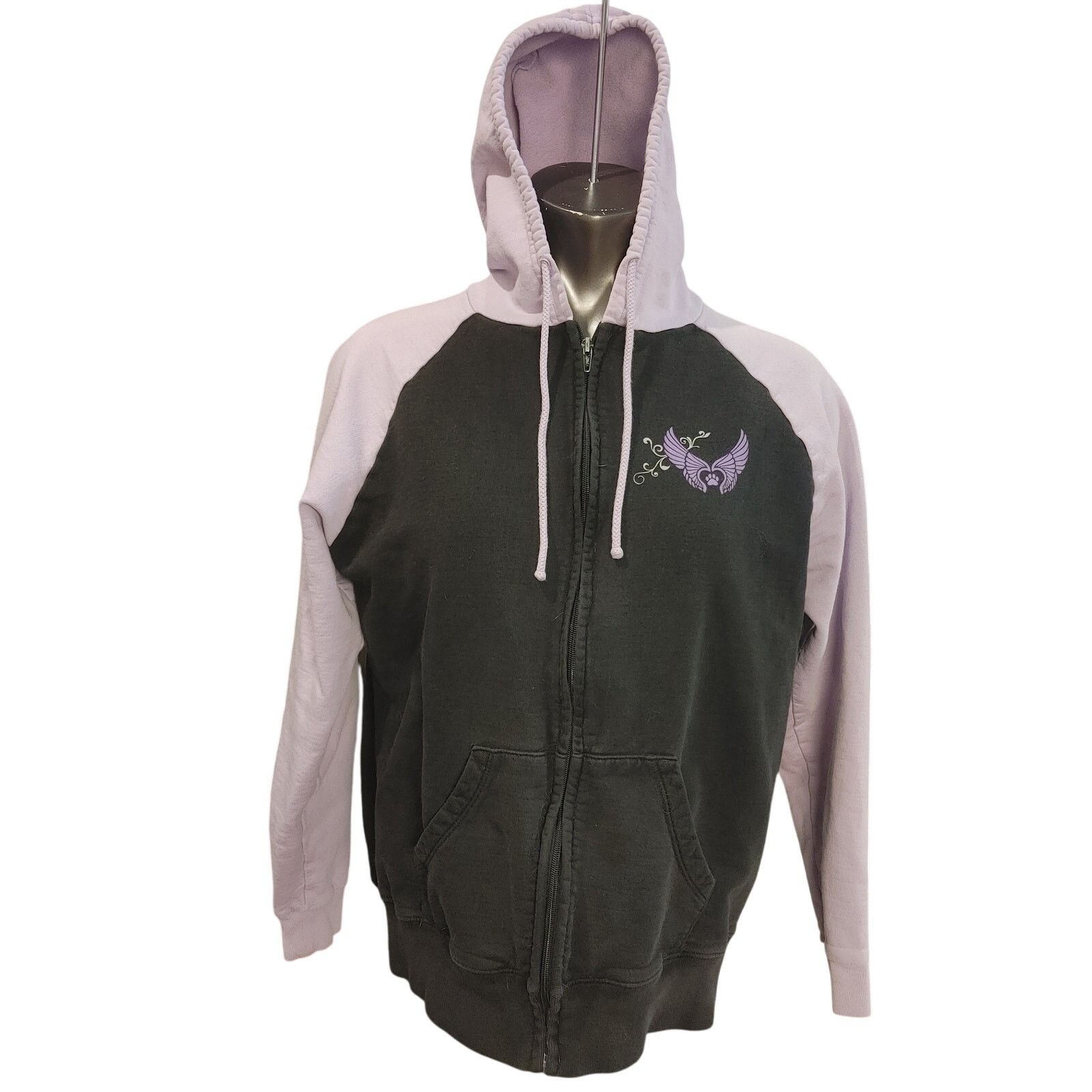 Other The Animal Rescue Site Women's L Black/Purple Hoodie Size L / US 10 / IT 46 - 1 Thumbnail